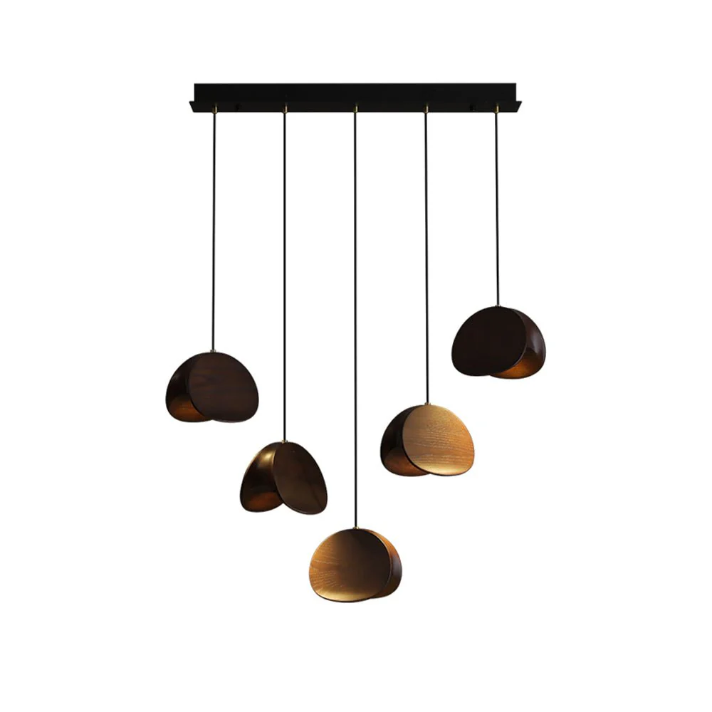 Elmiren Cluster Wood Pendant Light - Image 11