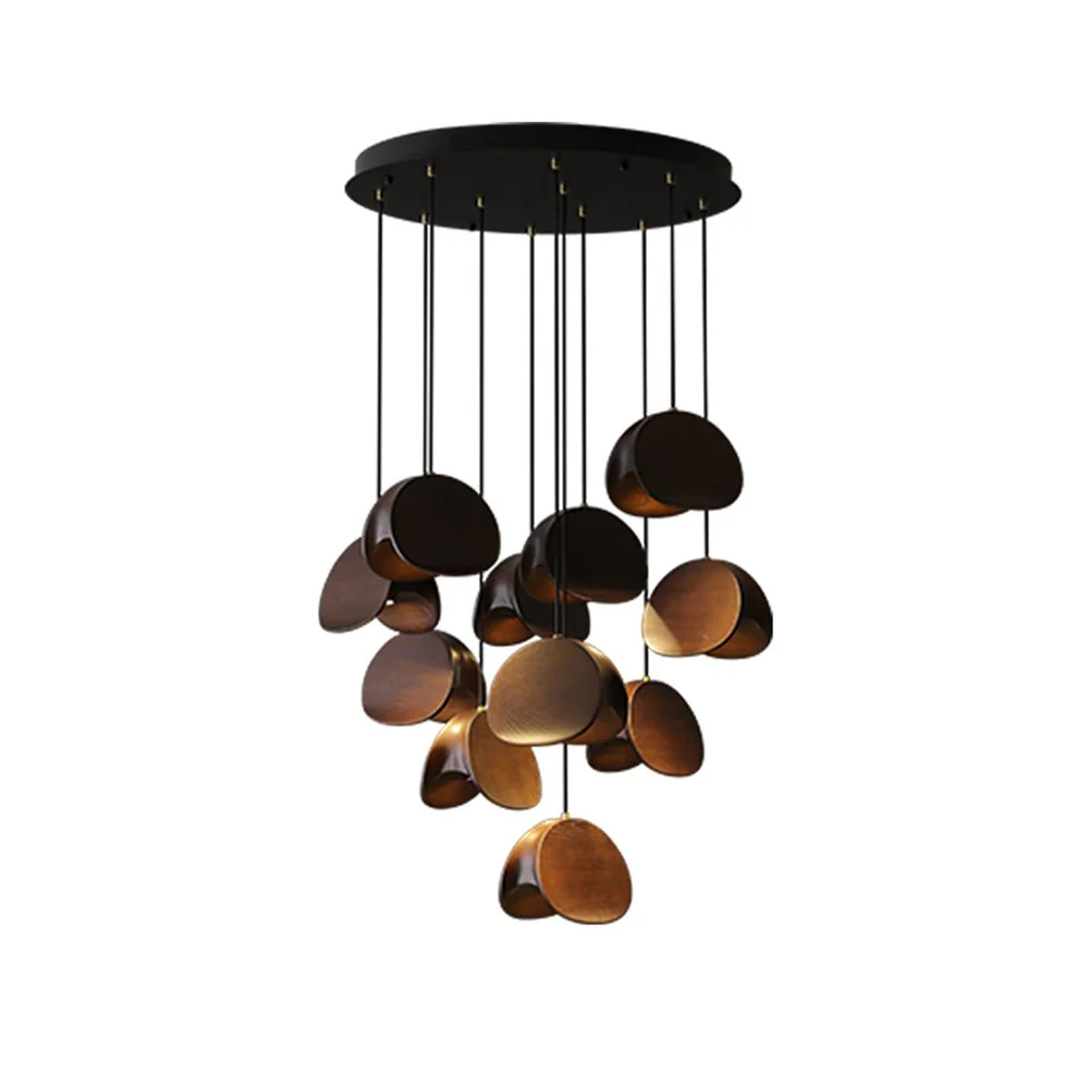 Elmiren Cluster Wood Pendant Light - Image 14