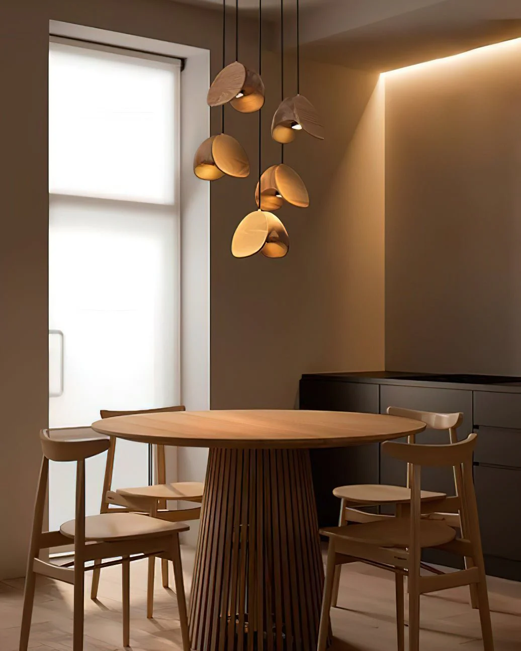 Elmiren Cluster Wood Pendant Light - Image 16