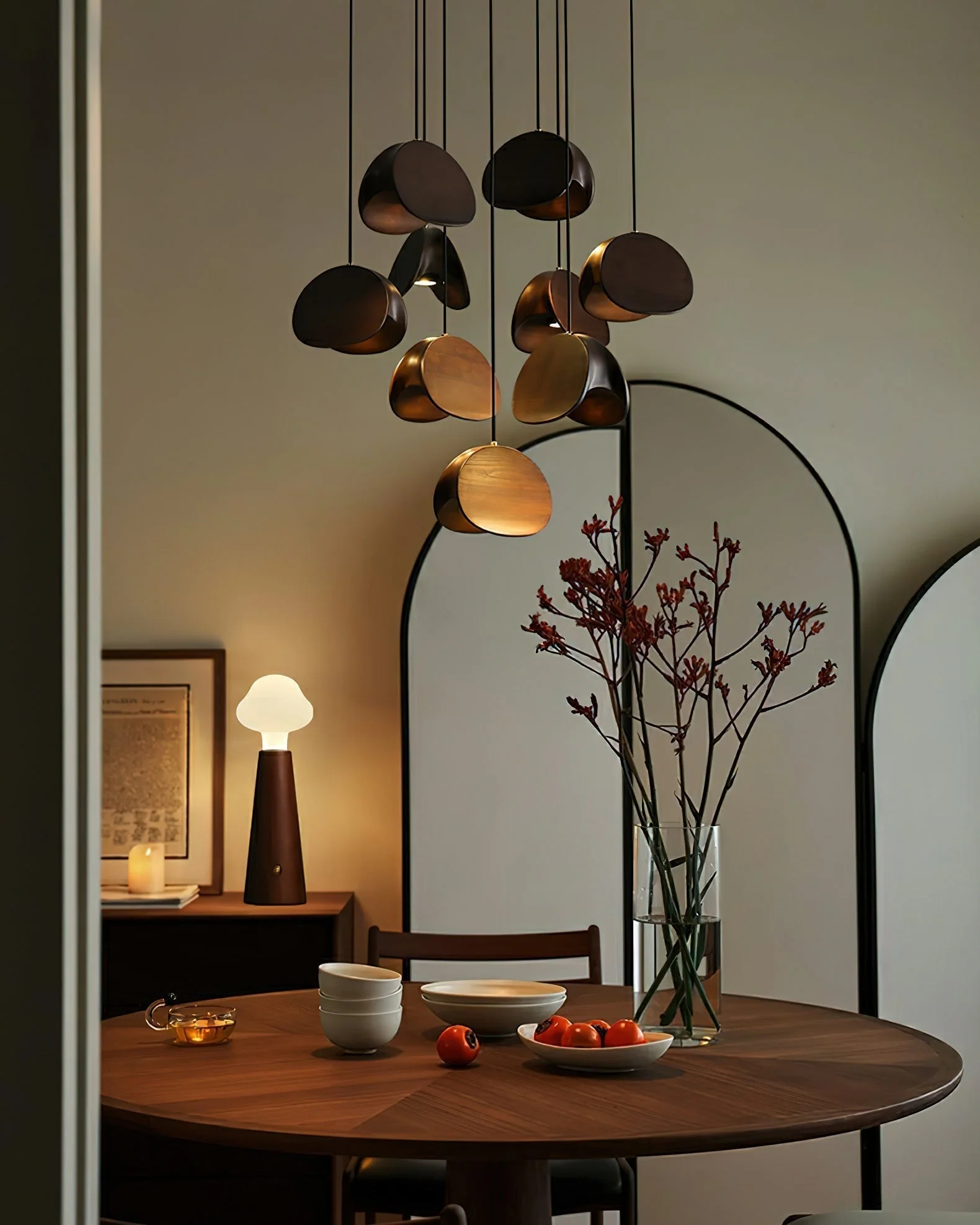 Elmiren Cluster Wood Pendant Light - Image 18