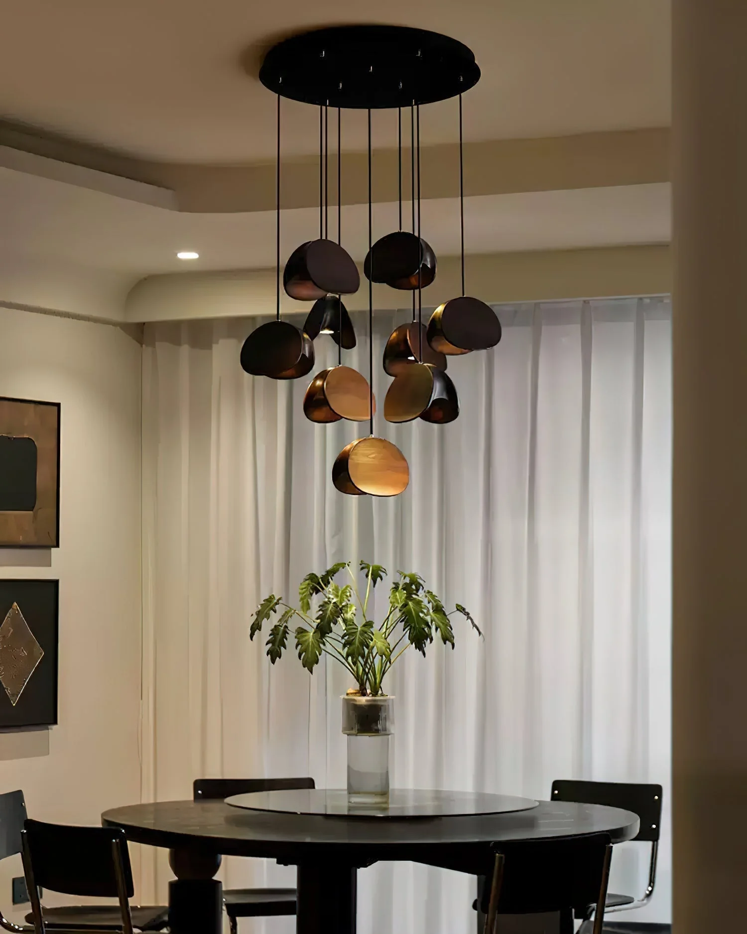 Elmiren Cluster Wood Pendant Light - Image 19