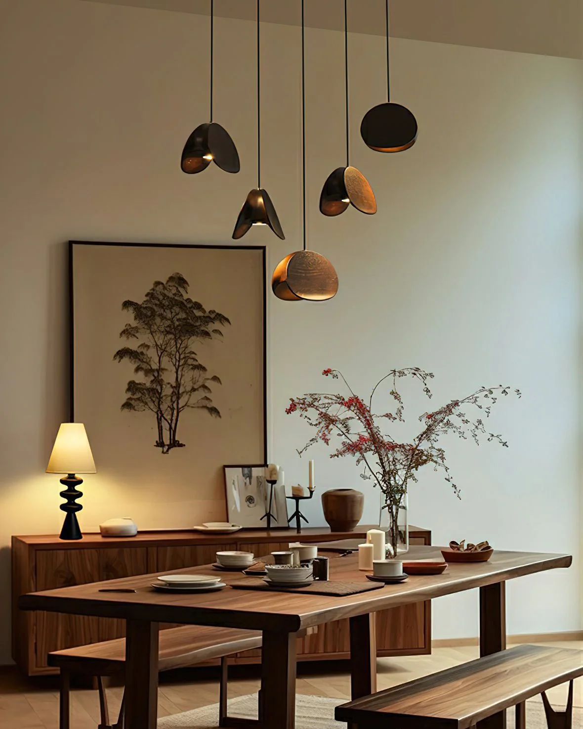 Elmiren Cluster Wood Pendant Light - Image 23