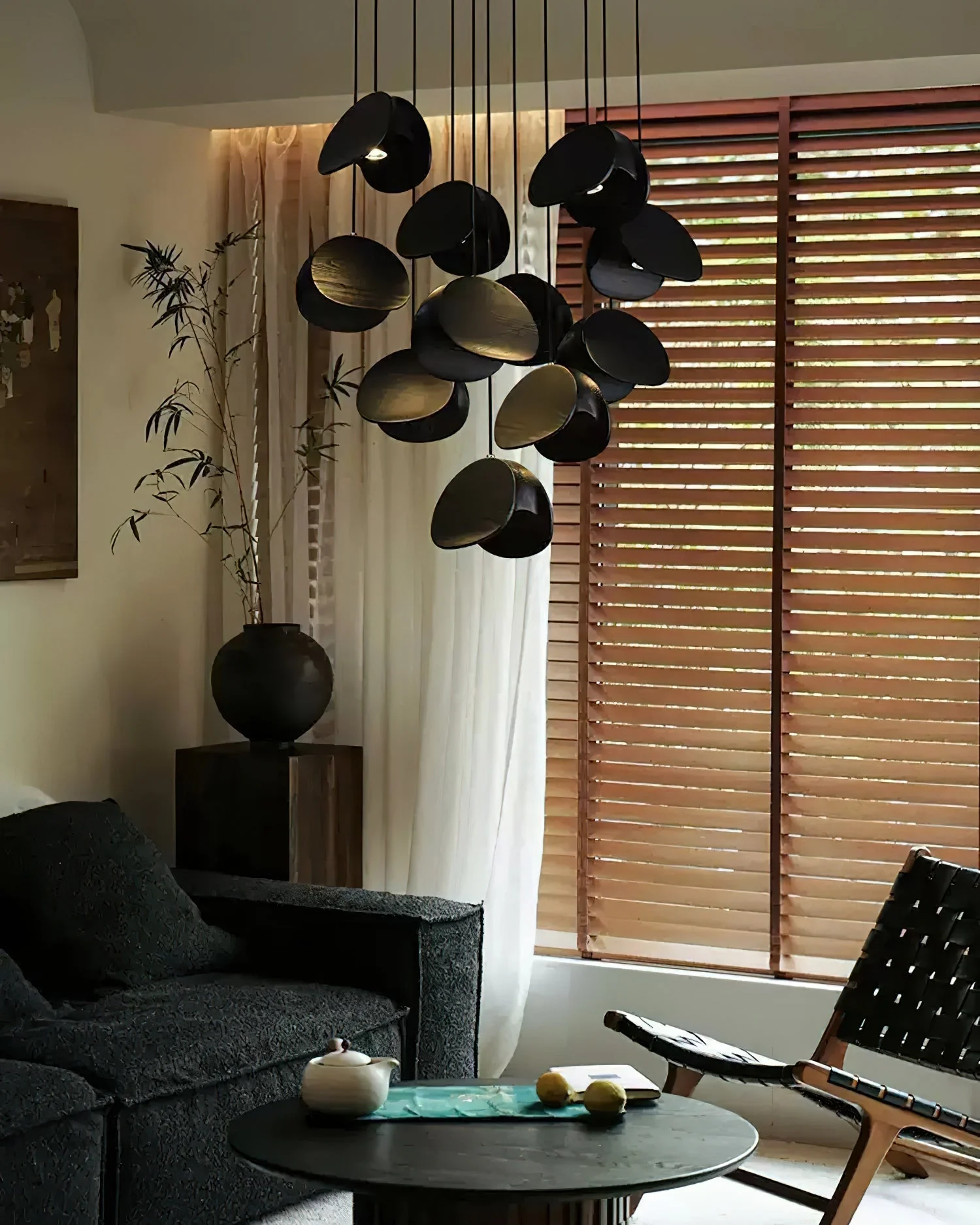 Elmiren Cluster Wood Pendant Light - Image 24
