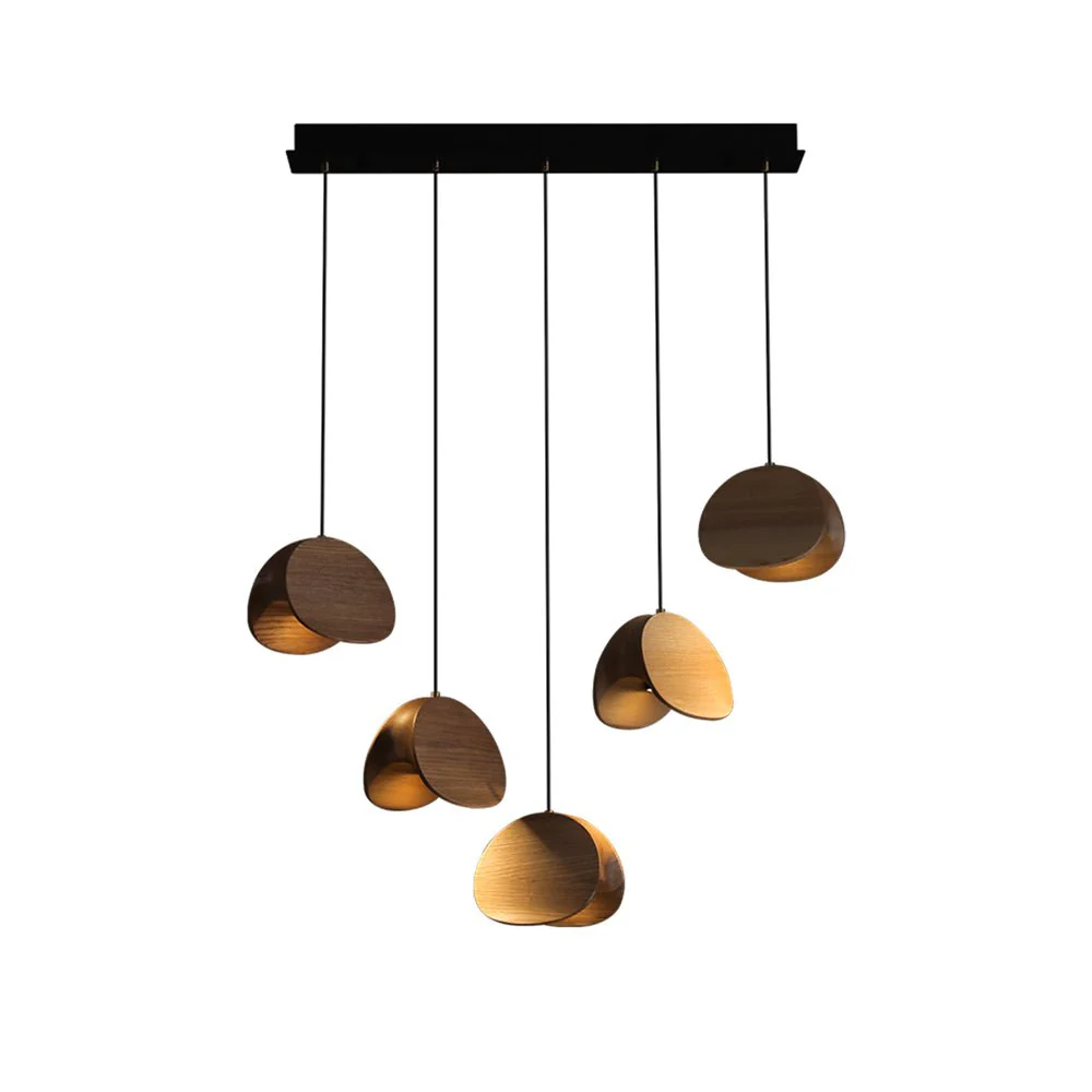 Elmiren Cluster Wood Pendant Light - Image 3