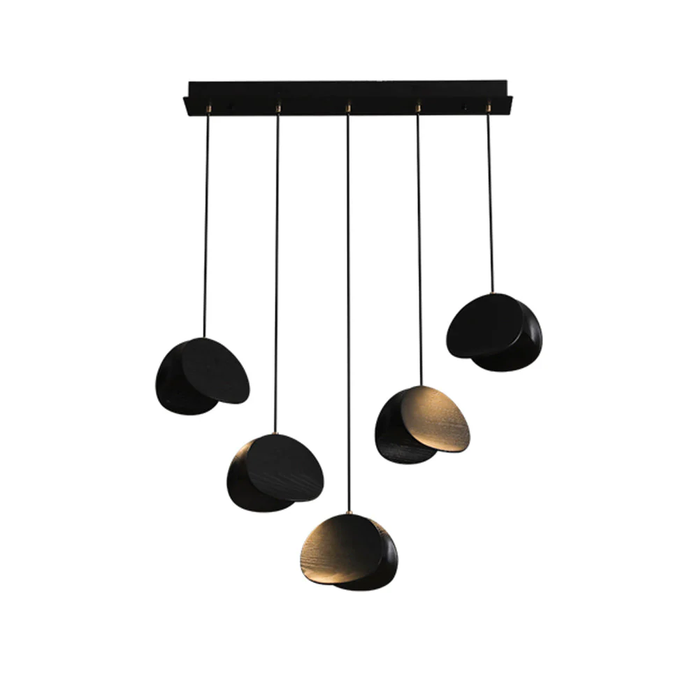 Elmiren Cluster Wood Pendant Light - Image 32