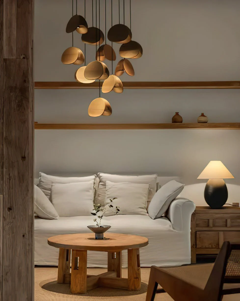 Elmiren Cluster Wood Pendant Light - Image 40