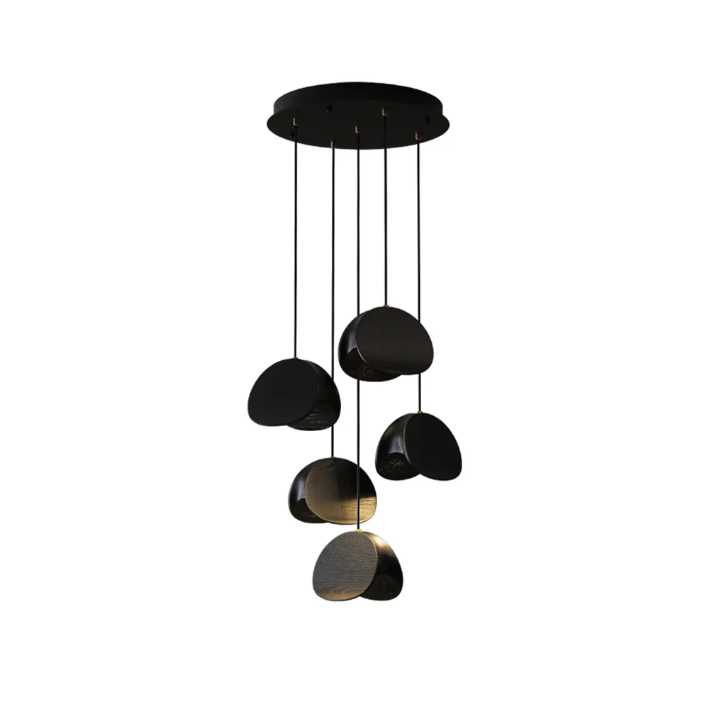 Elmiren Cluster Wood Pendant Light - Image 49