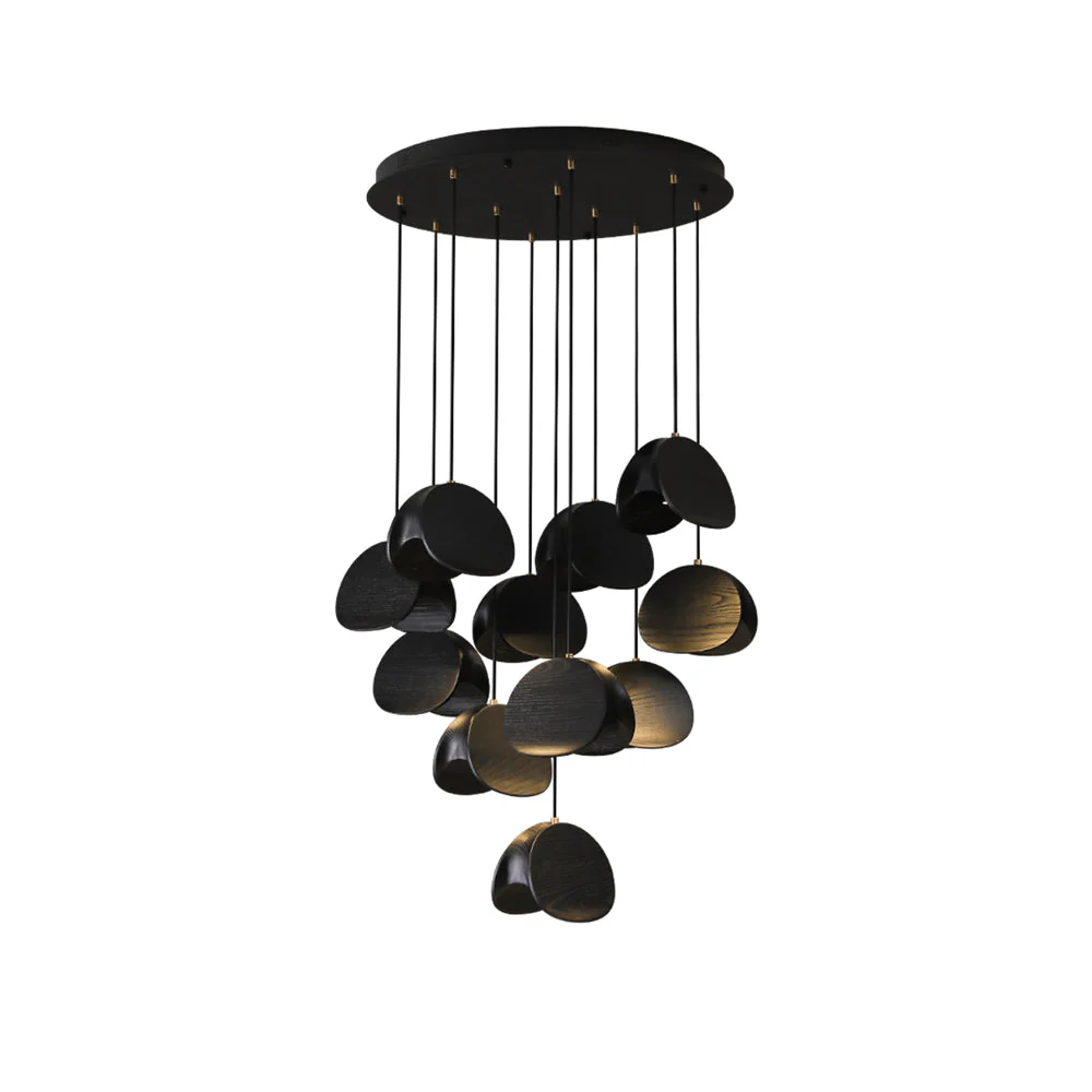 Elmiren Cluster Wood Pendant Light - Image 60
