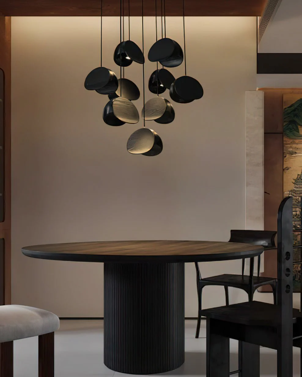 Elmiren Cluster Wood Pendant Light - Image 63