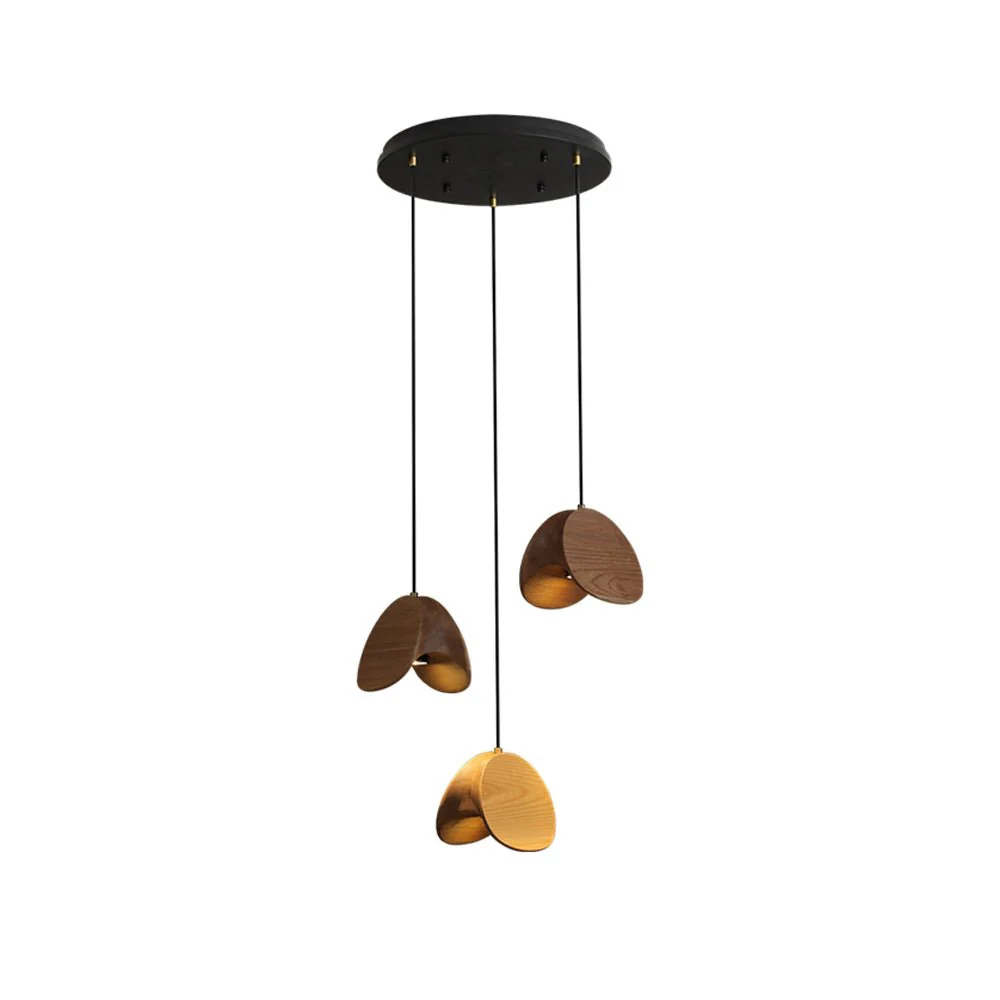 Elmiren Cluster Wood Pendant Light - Image 65