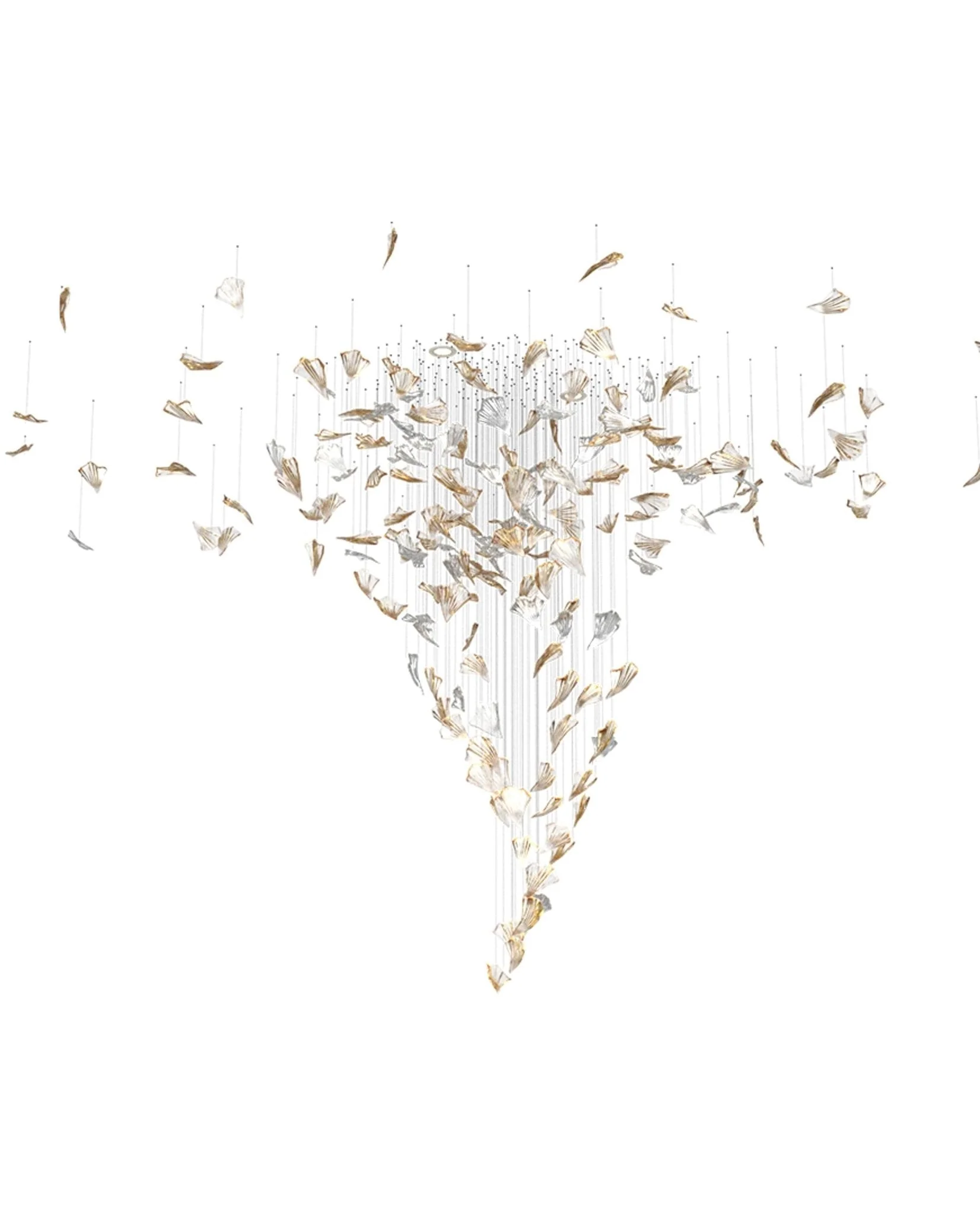Elmiros Petal Glass Chandelier - Image 12