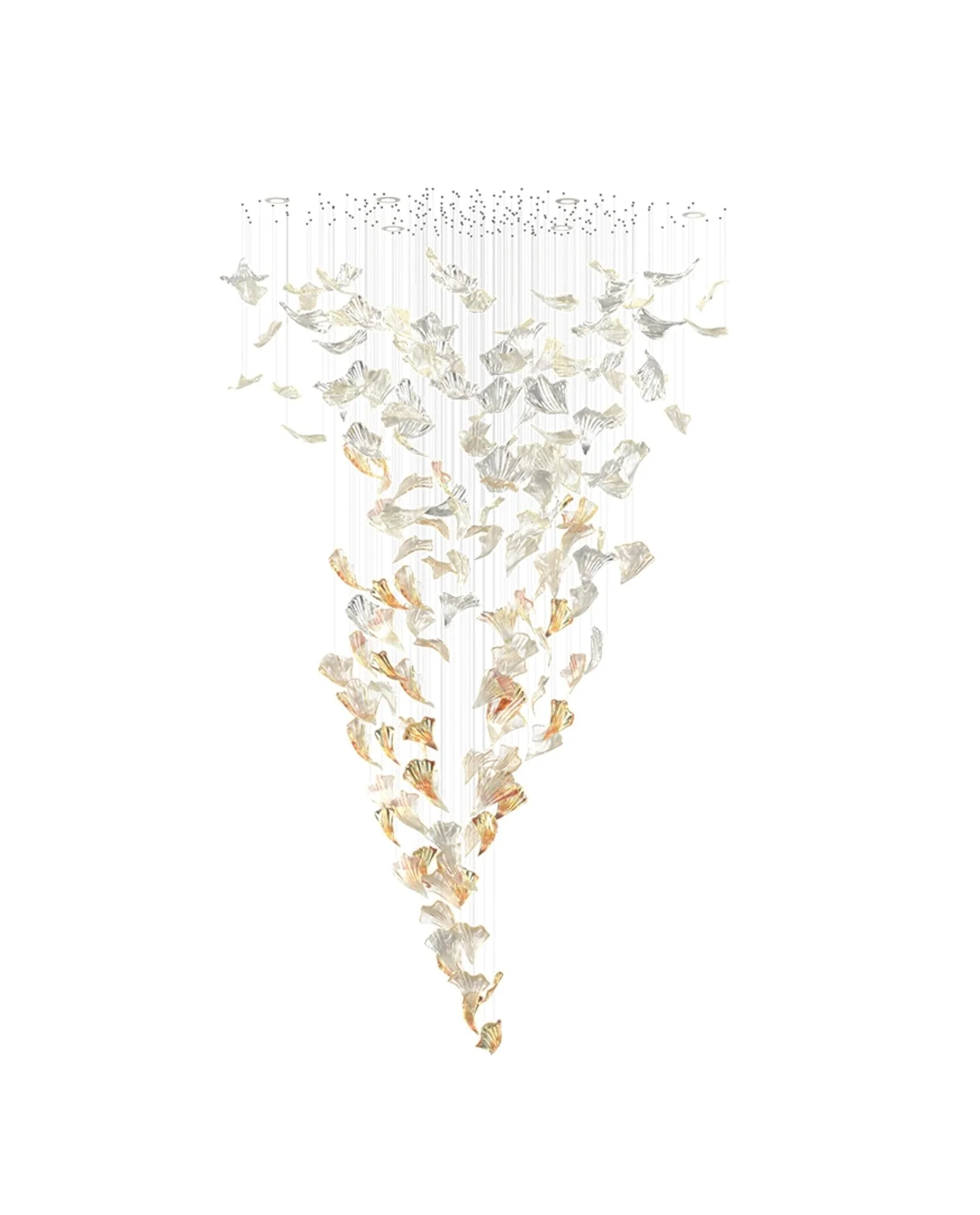 Elmiros Petal Glass Chandelier - Image 14