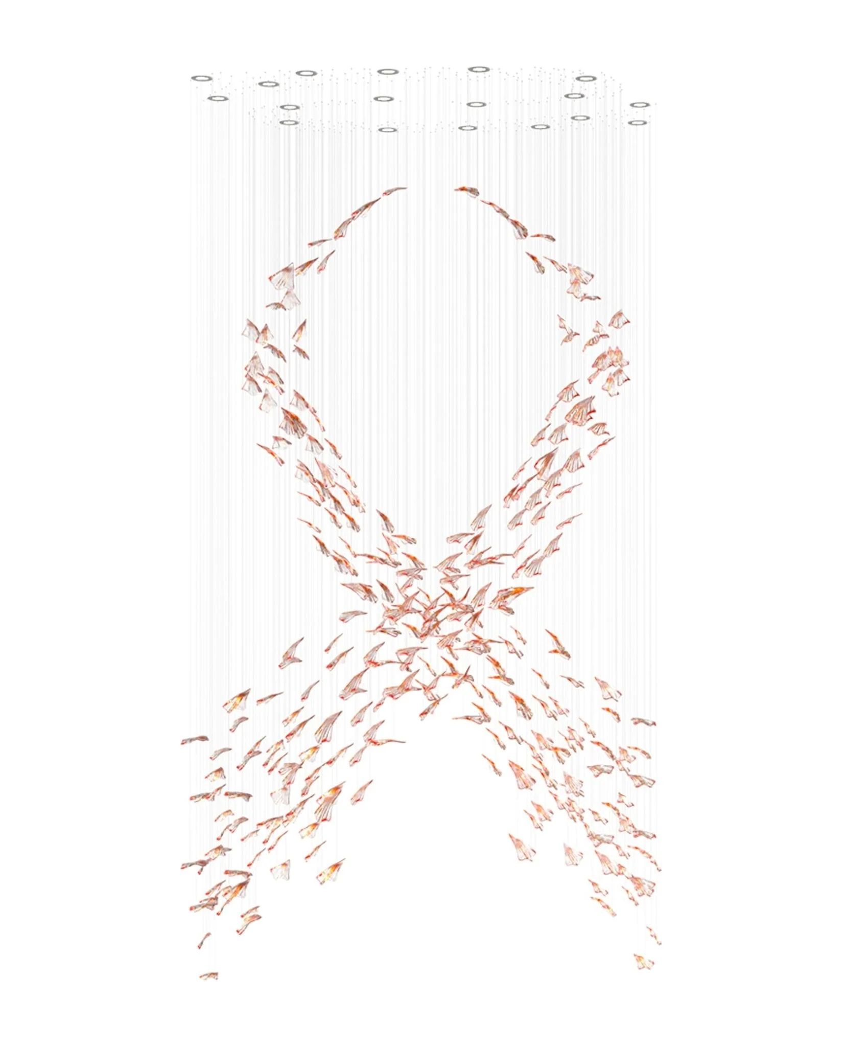 Elmiros Petal Glass Chandelier - Image 21