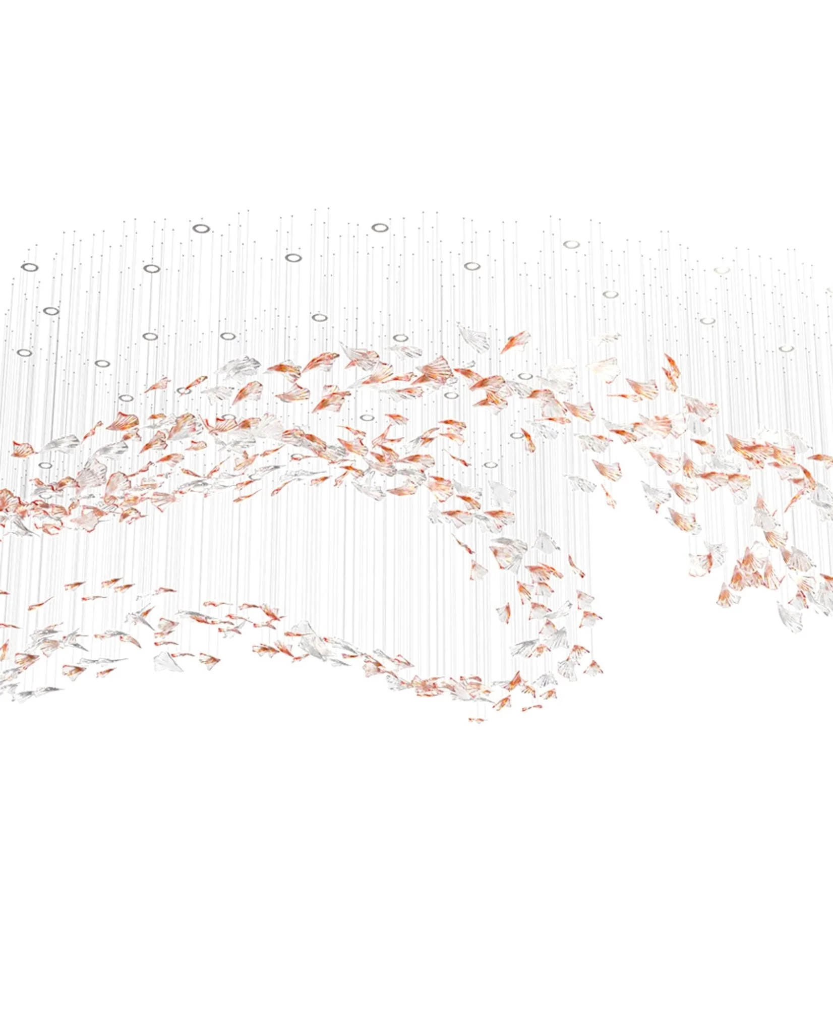 Elmiros Petal Glass Chandelier - Image 9