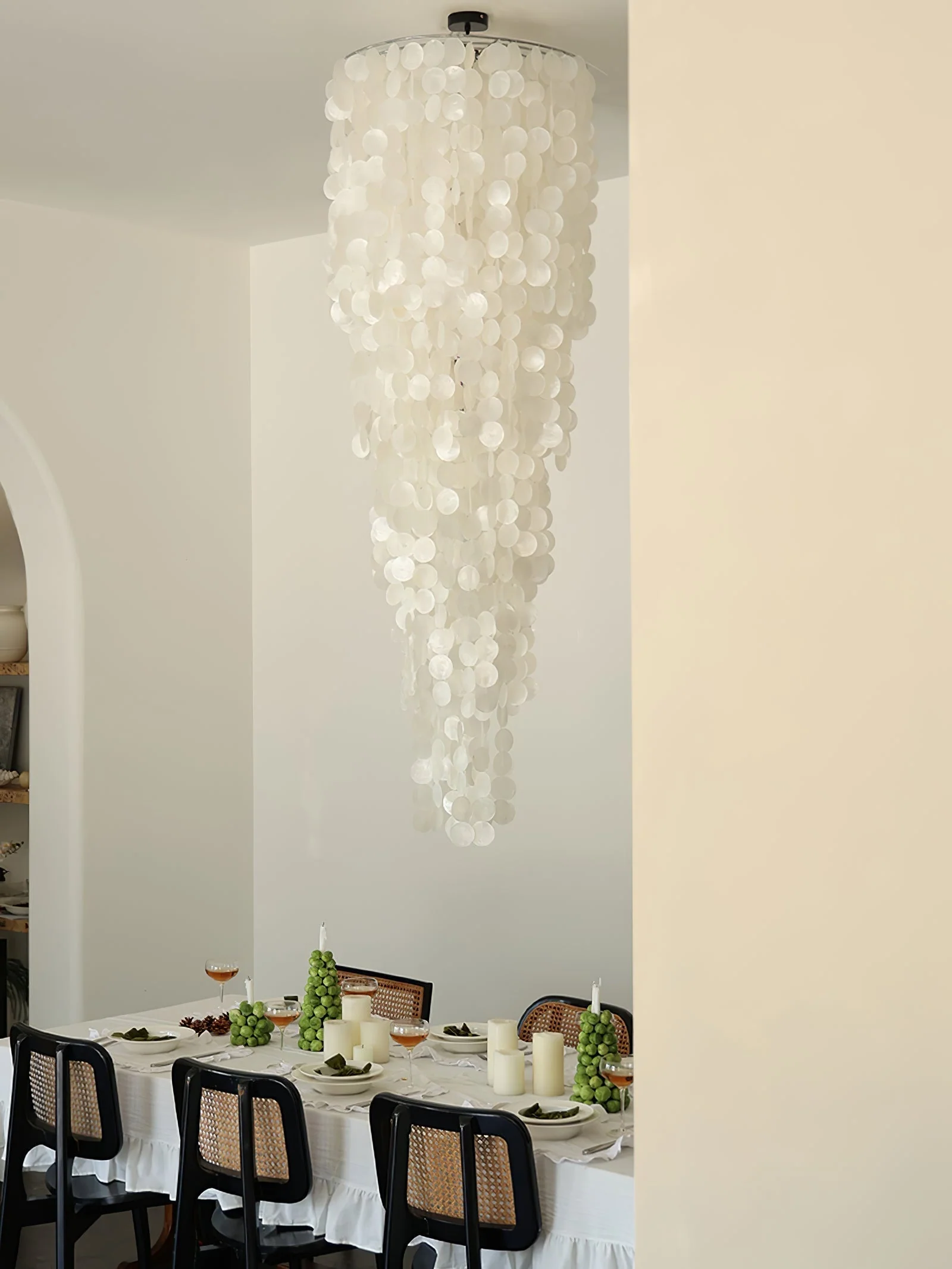 Eloryra Cascading Glass Chandelier - Image 10
