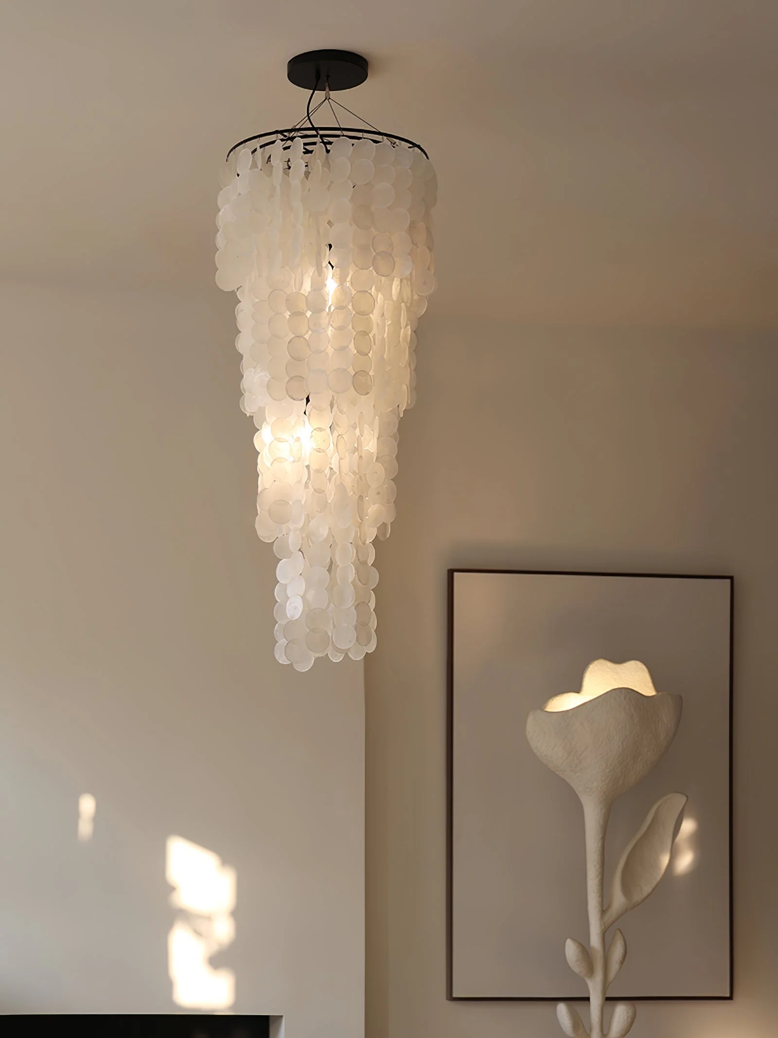Eloryra Cascading Glass Chandelier - Image 11