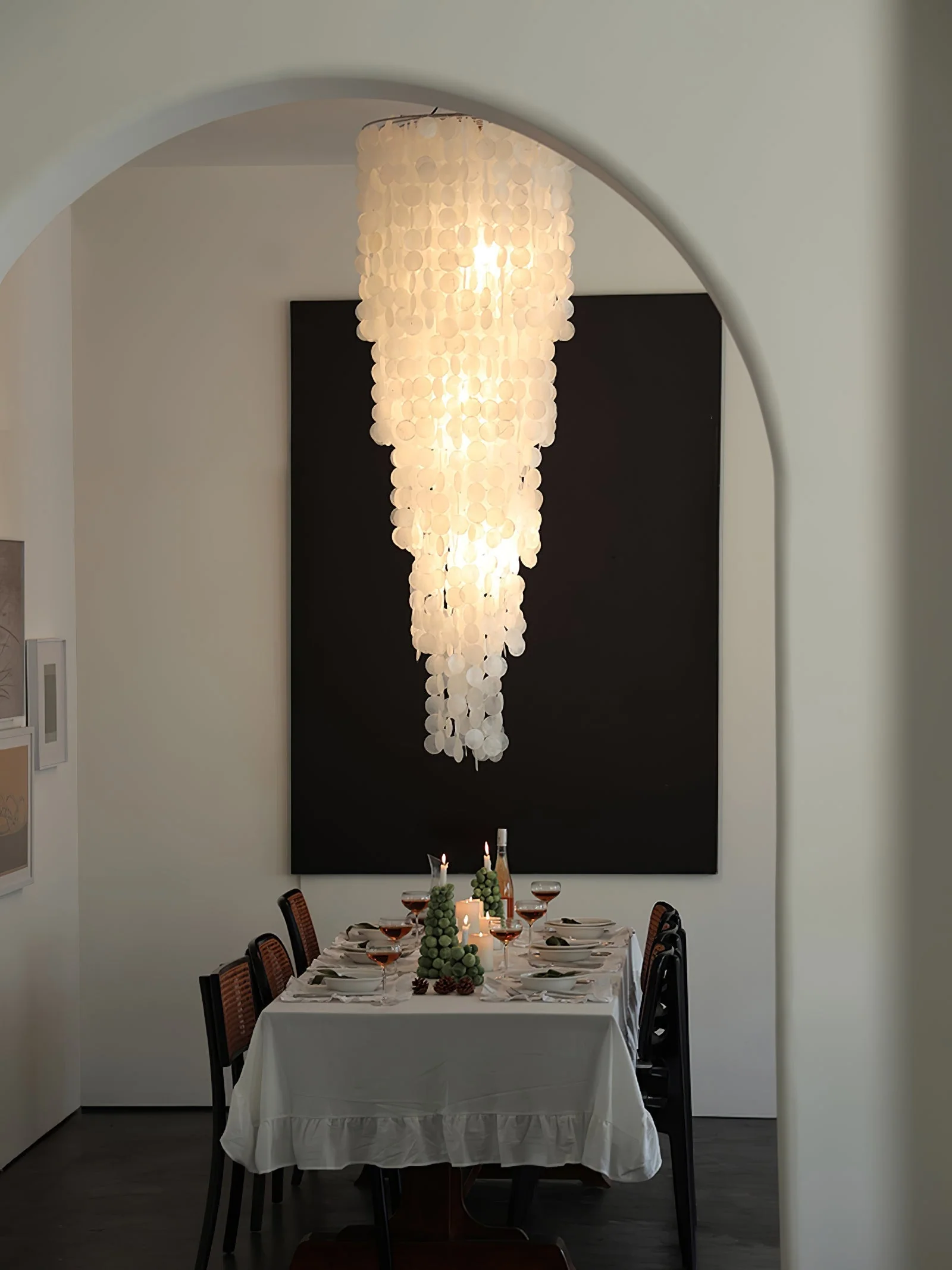 Eloryra Cascading Glass Chandelier - Image 14