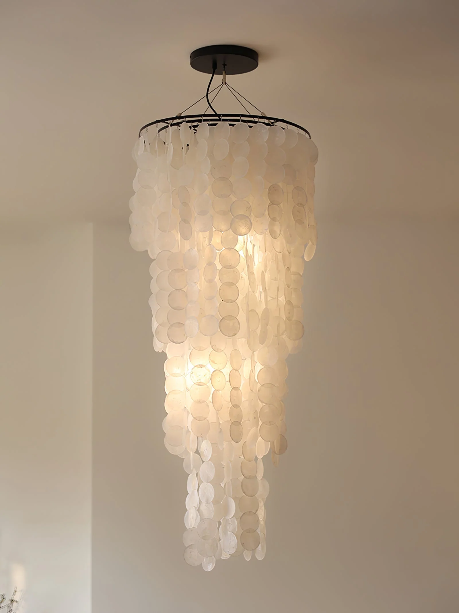 Eloryra Cascading Glass Chandelier - Image 16