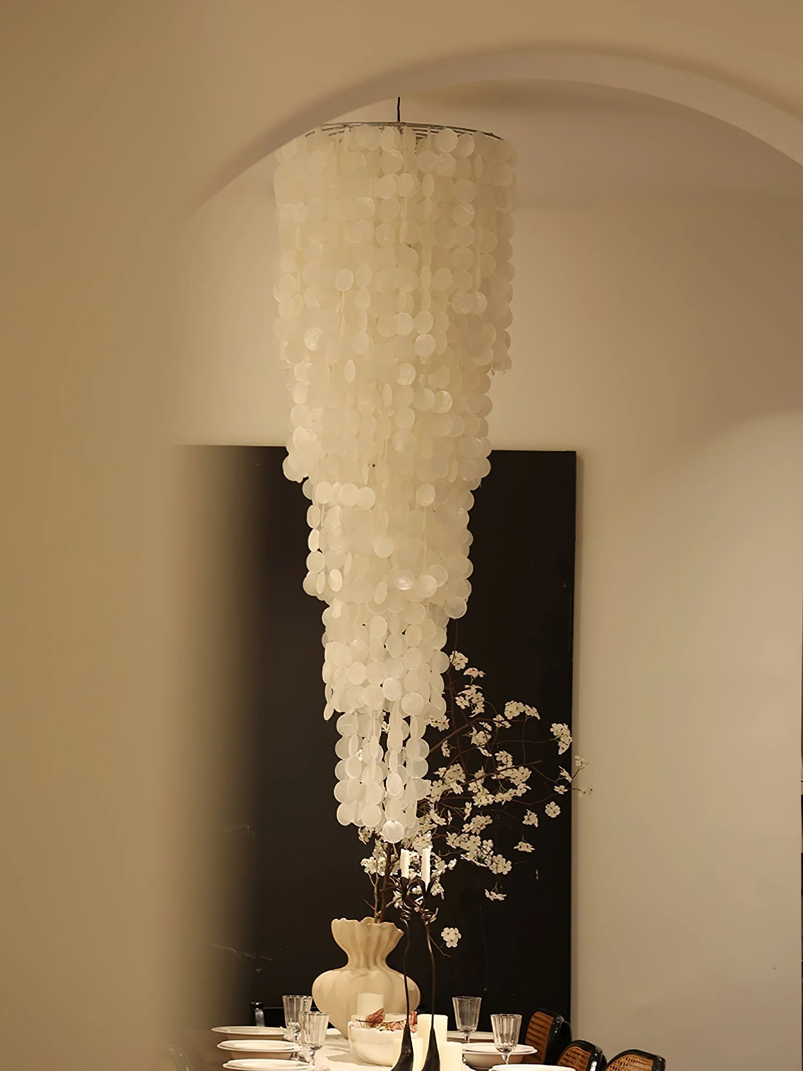 Eloryra Cascading Glass Chandelier - Image 19