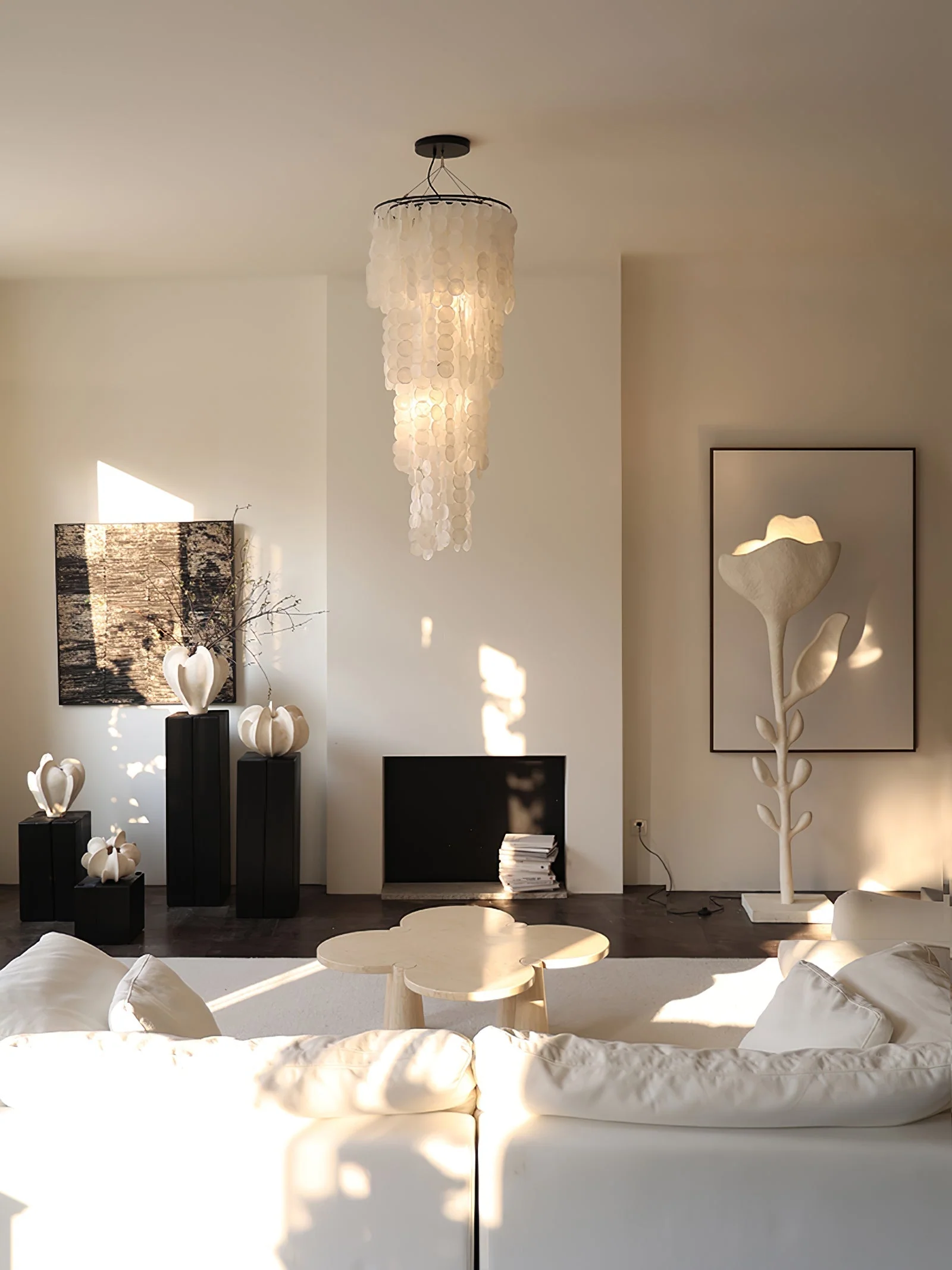 Eloryra Cascading Glass Chandelier - Image 2