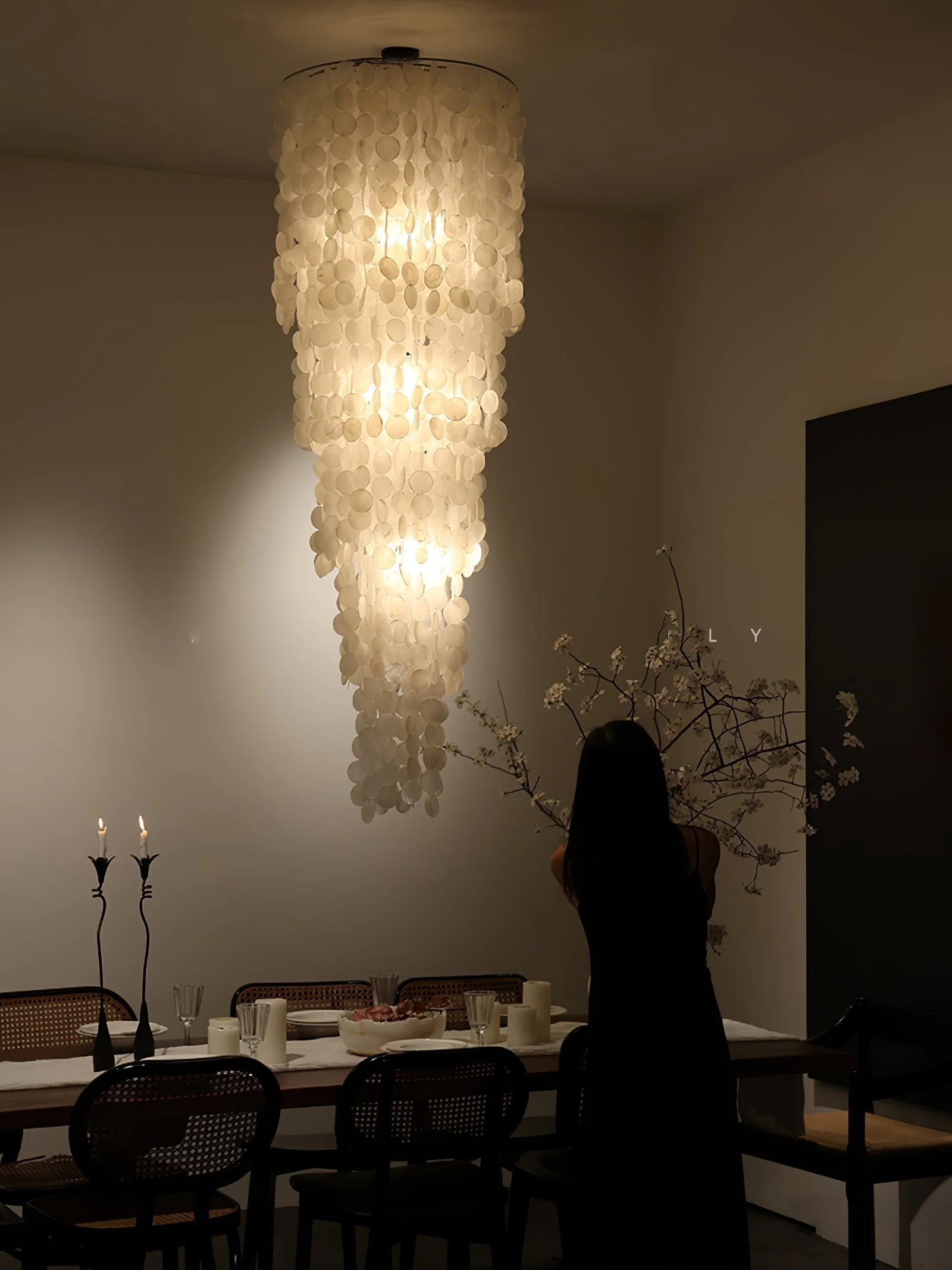 Eloryra Cascading Glass Chandelier - Image 21
