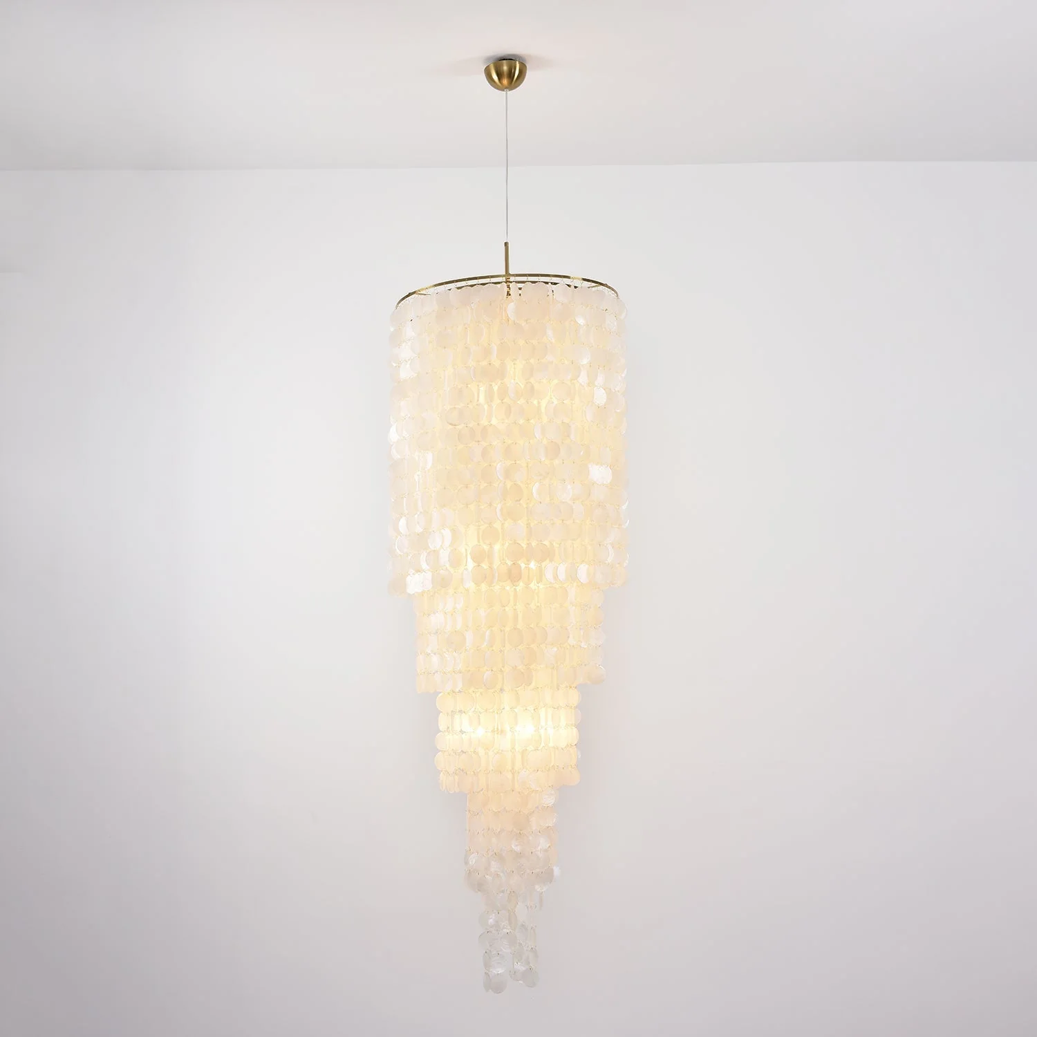 Eloryra Cascading Glass Chandelier - Image 32