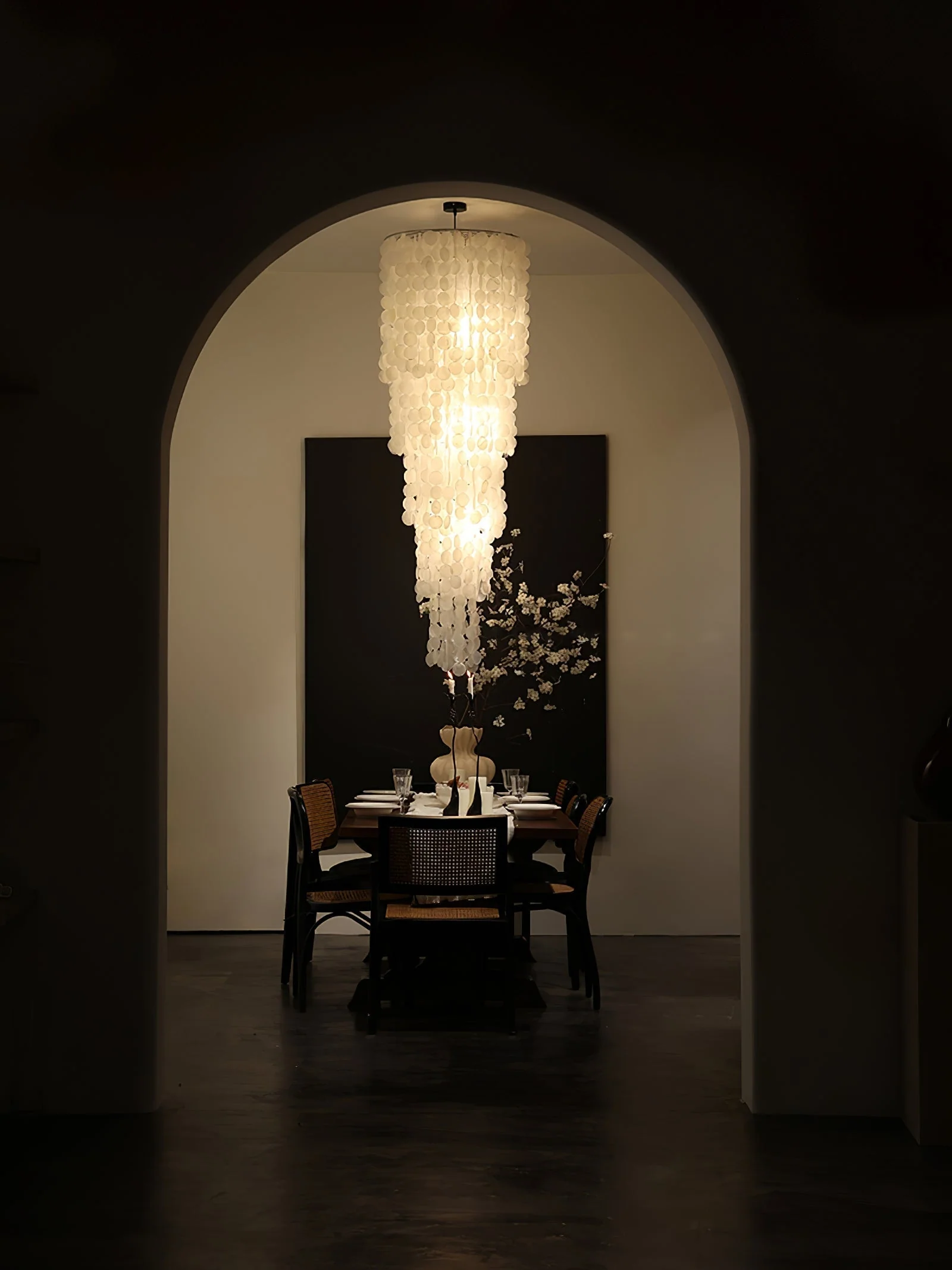 Eloryra Cascading Glass Chandelier - Image 36