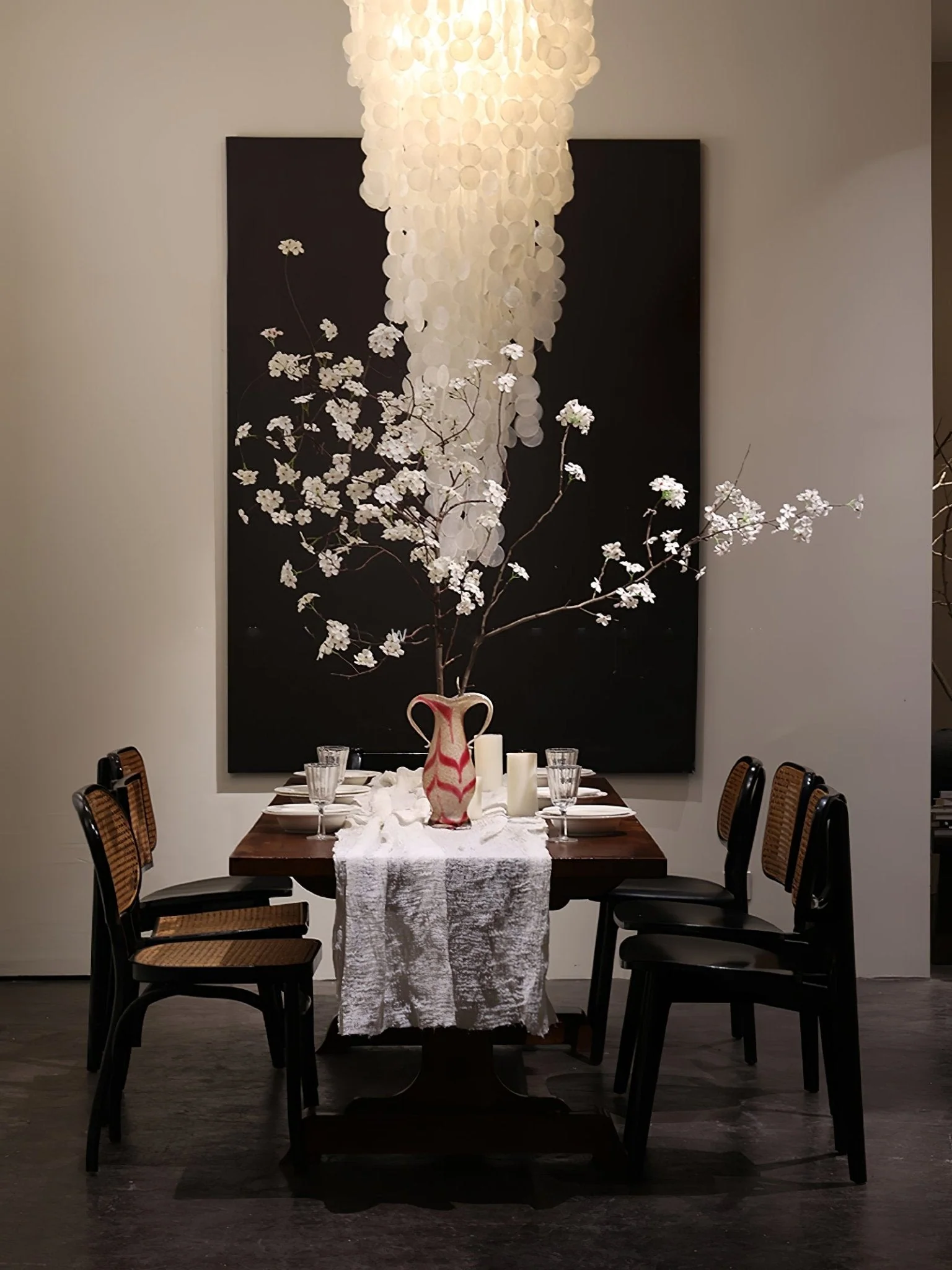 Eloryra Cascading Glass Chandelier - Image 40