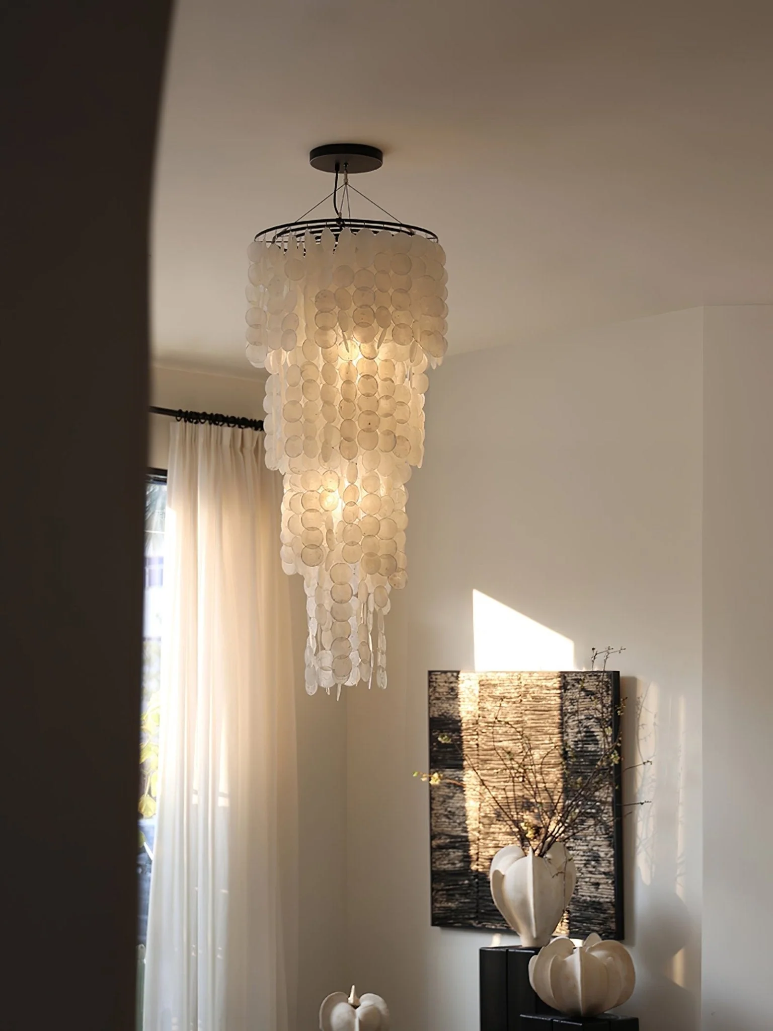 Eloryra Cascading Glass Chandelier - Image 41