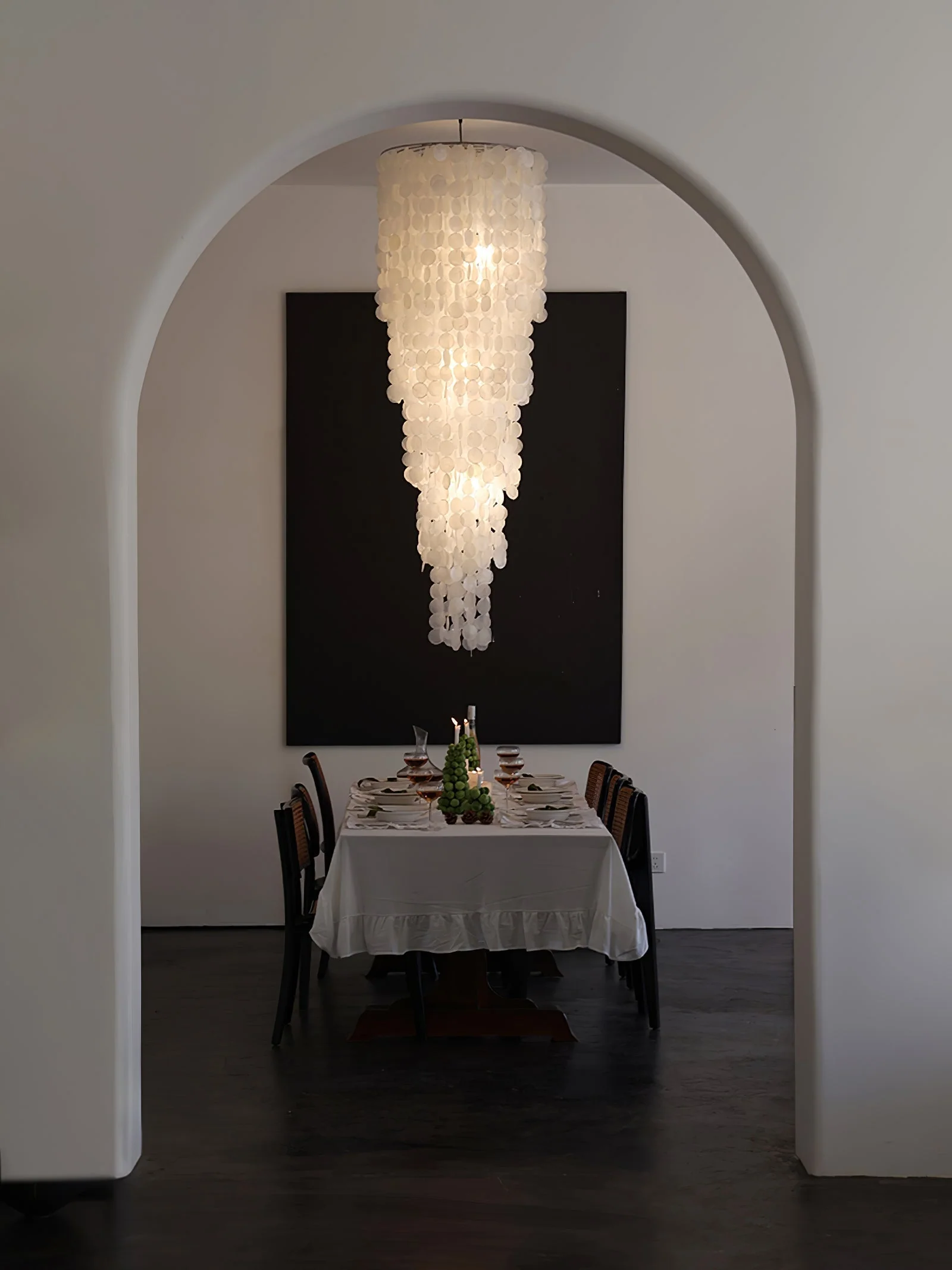 Eloryra Cascading Glass Chandelier - Image 7