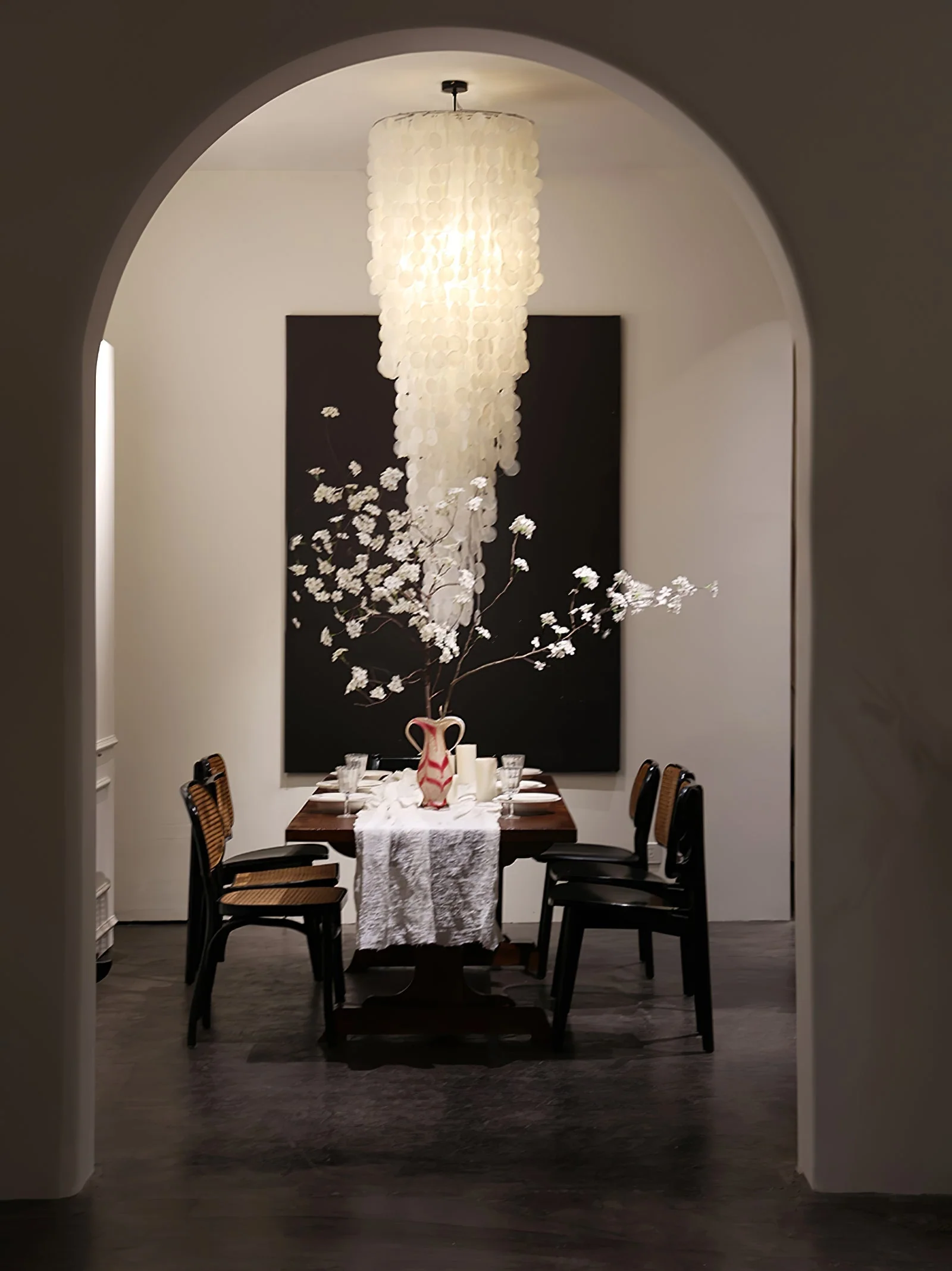Eloryra Cascading Glass Chandelier - Image 8