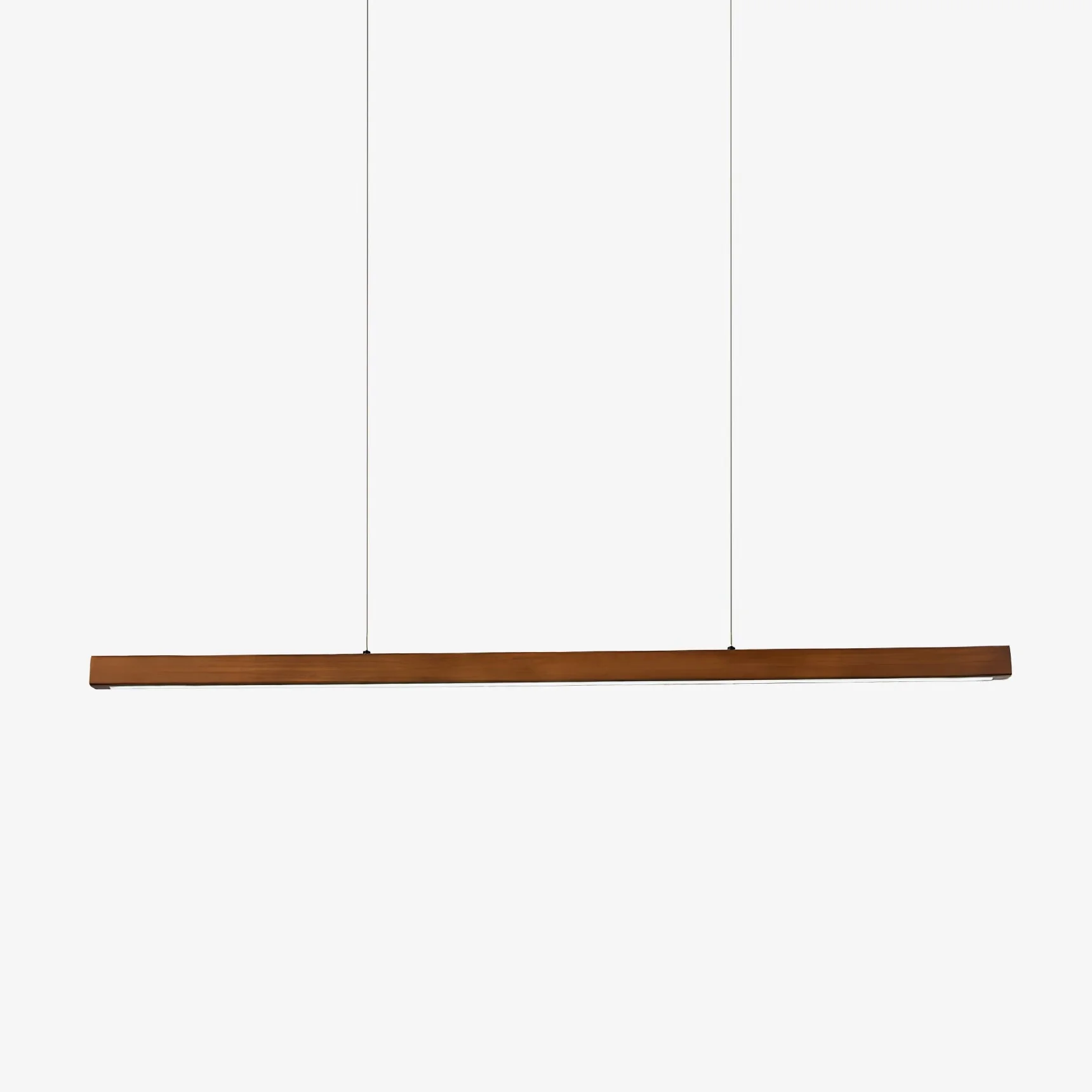 Elowen Linear Minimalist Wood Pendant Light