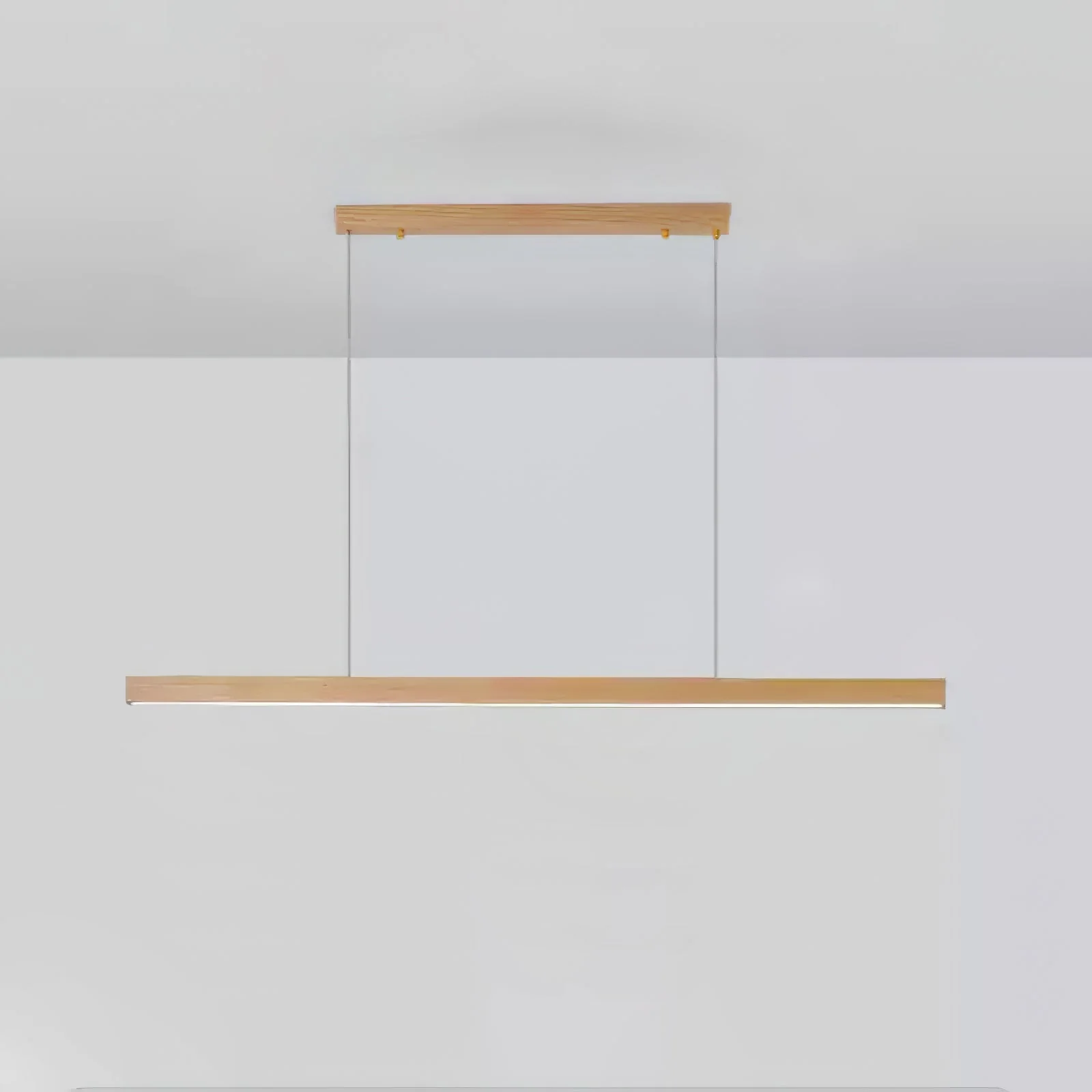 Elowen Linear Minimalist Wood Pendant Light - Image 32