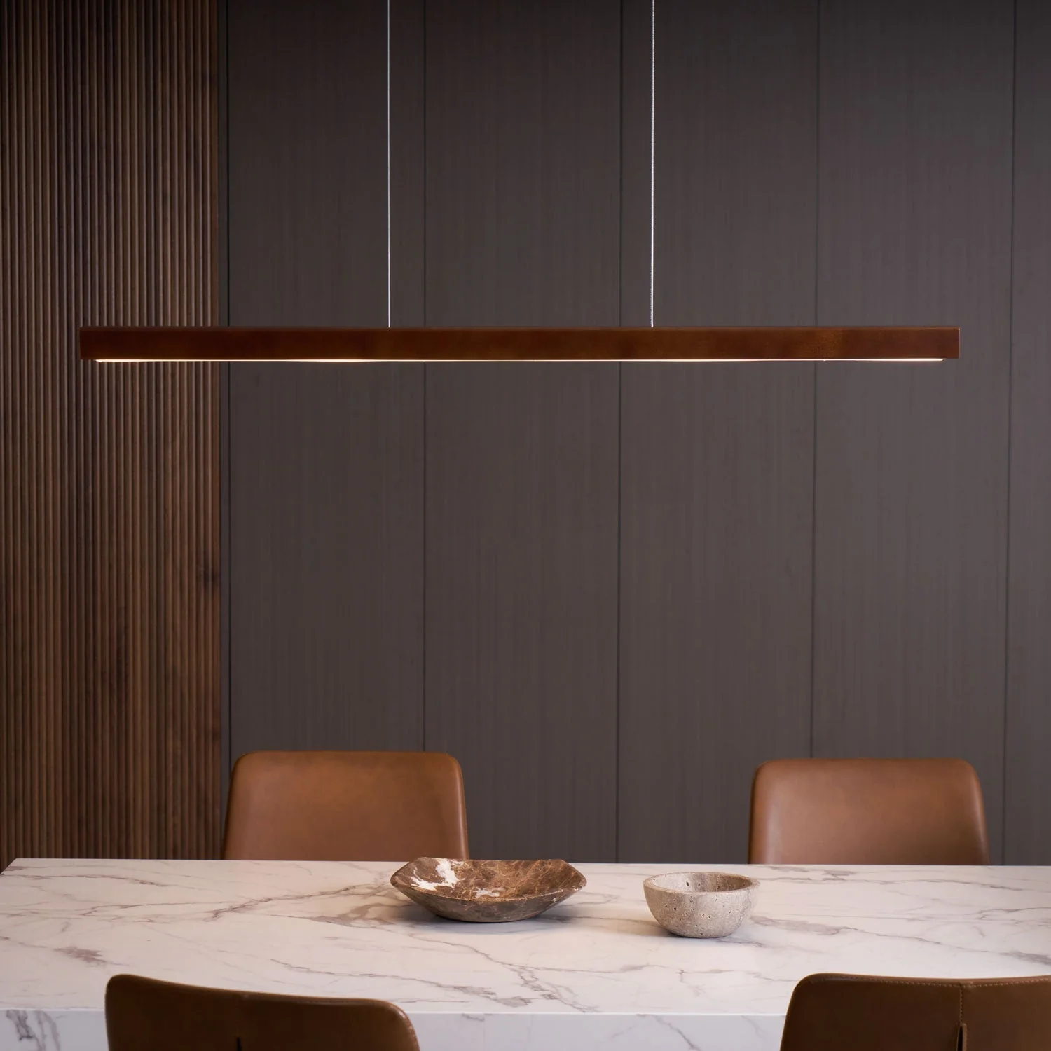 Elowen Linear Minimalist Wood Pendant Light - Image 50