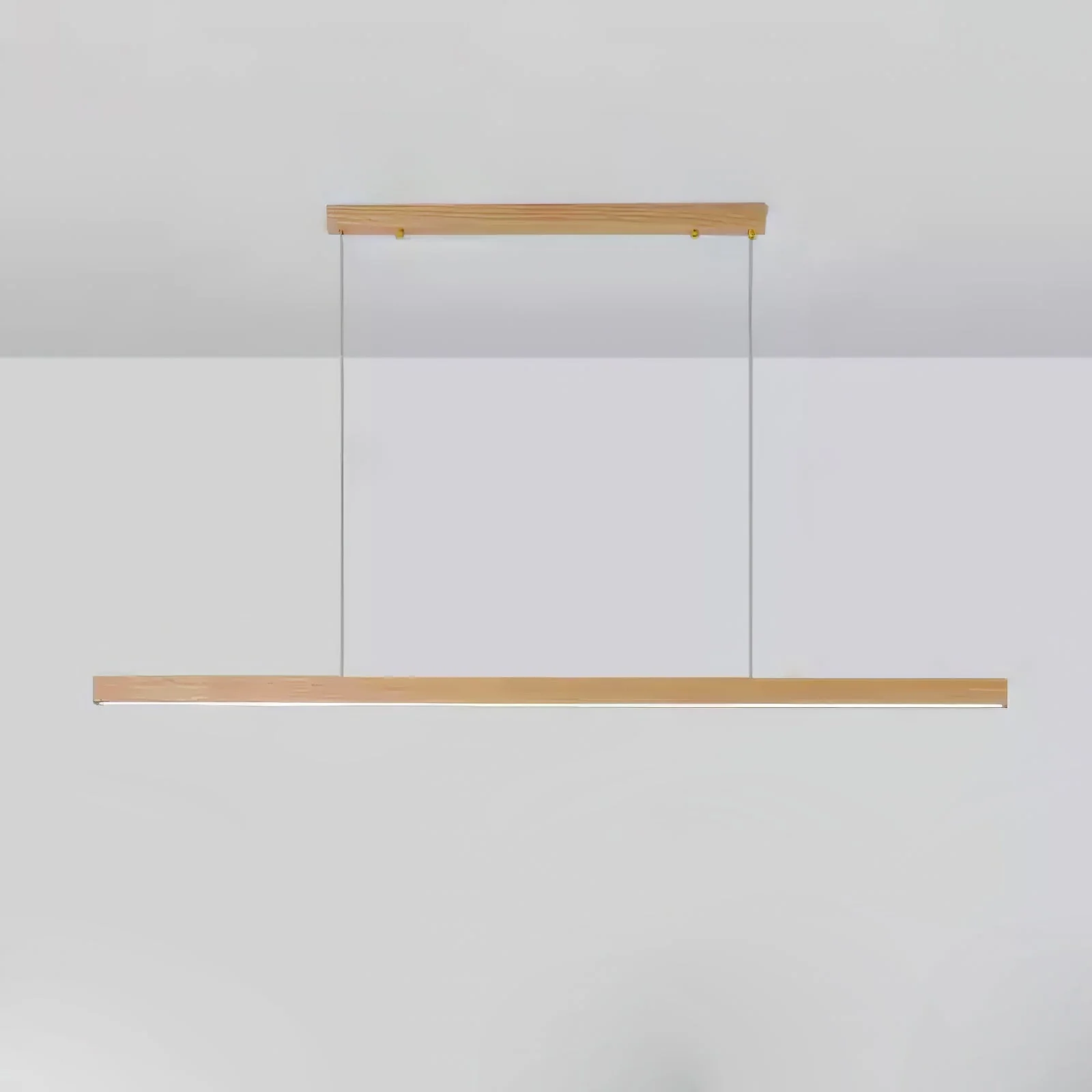 Elowen Linear Minimalist Wood Pendant Light - Image 60