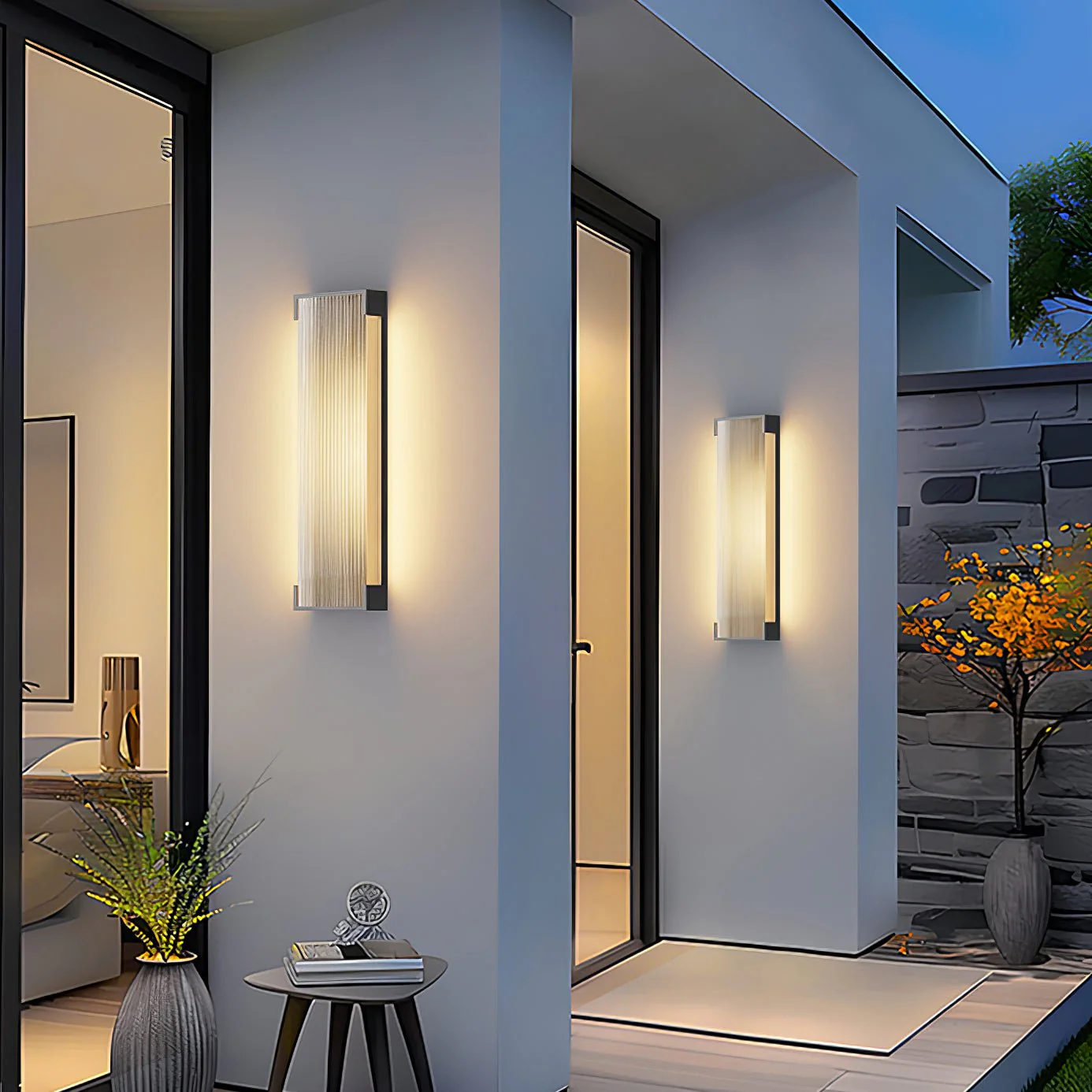 Elraearis Unique Rectangular Outdoor Wall Light - Image 12