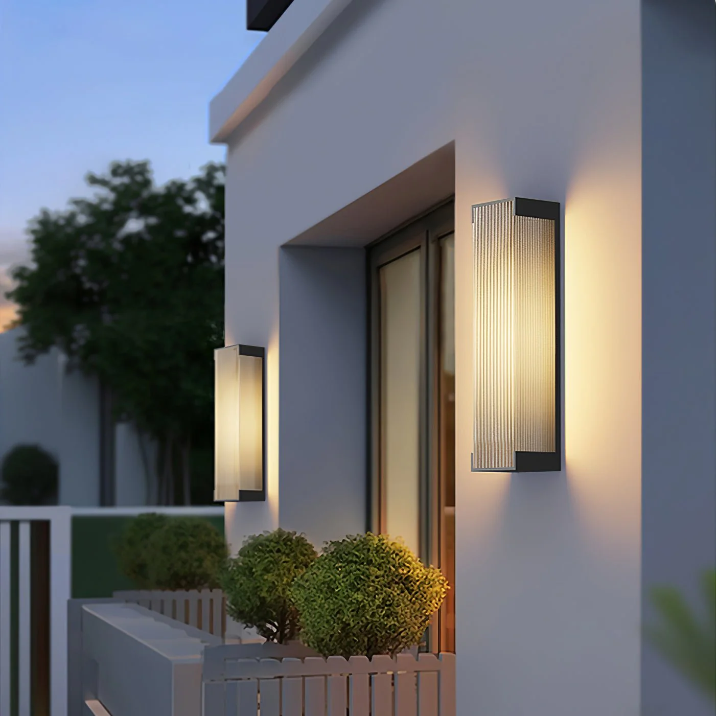 Elraearis Unique Rectangular Outdoor Wall Light - Image 23