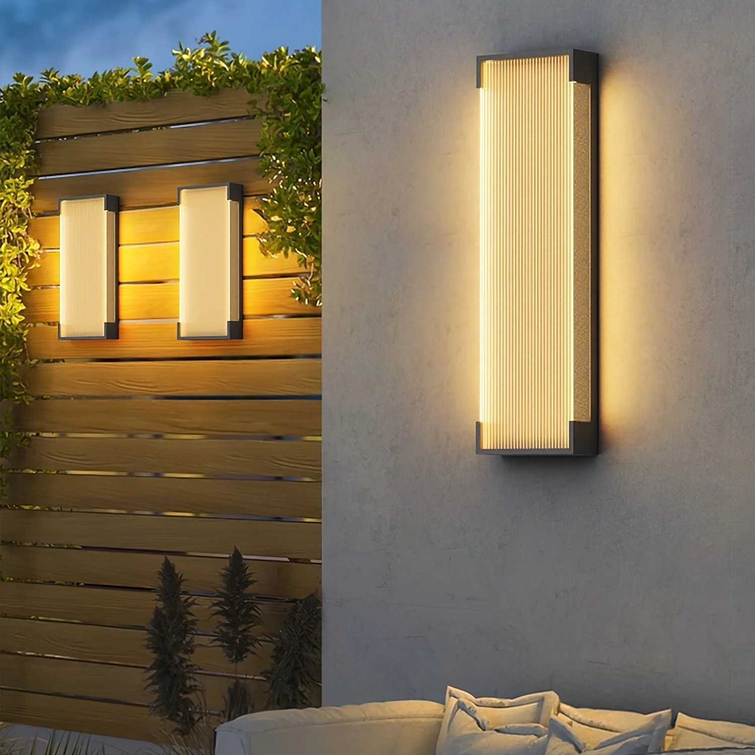 Elraearis Unique Rectangular Outdoor Wall Light - Image 31