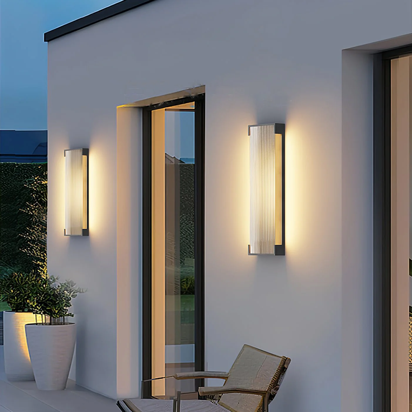 Elraearis Unique Rectangular Outdoor Wall Light - Image 33