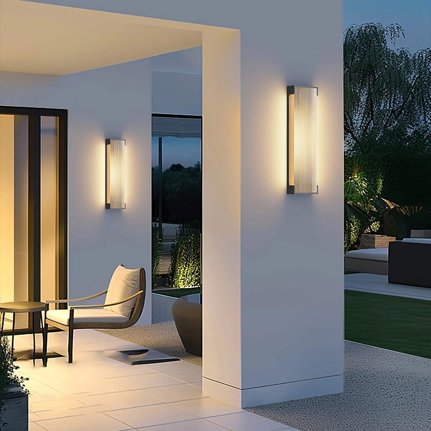 Elraearis Unique Rectangular Outdoor Wall Light - Image 35