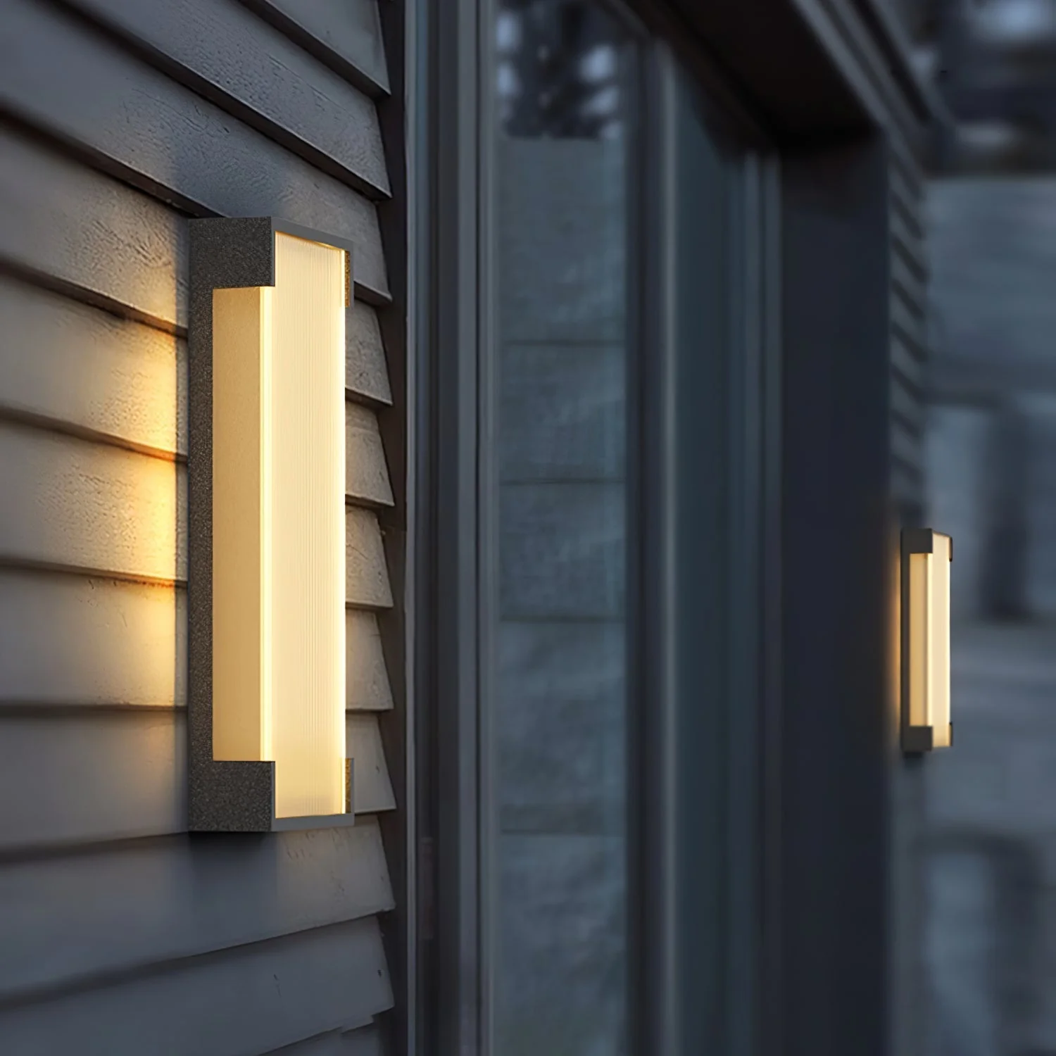 Elraearis Unique Rectangular Outdoor Wall Light - Image 37
