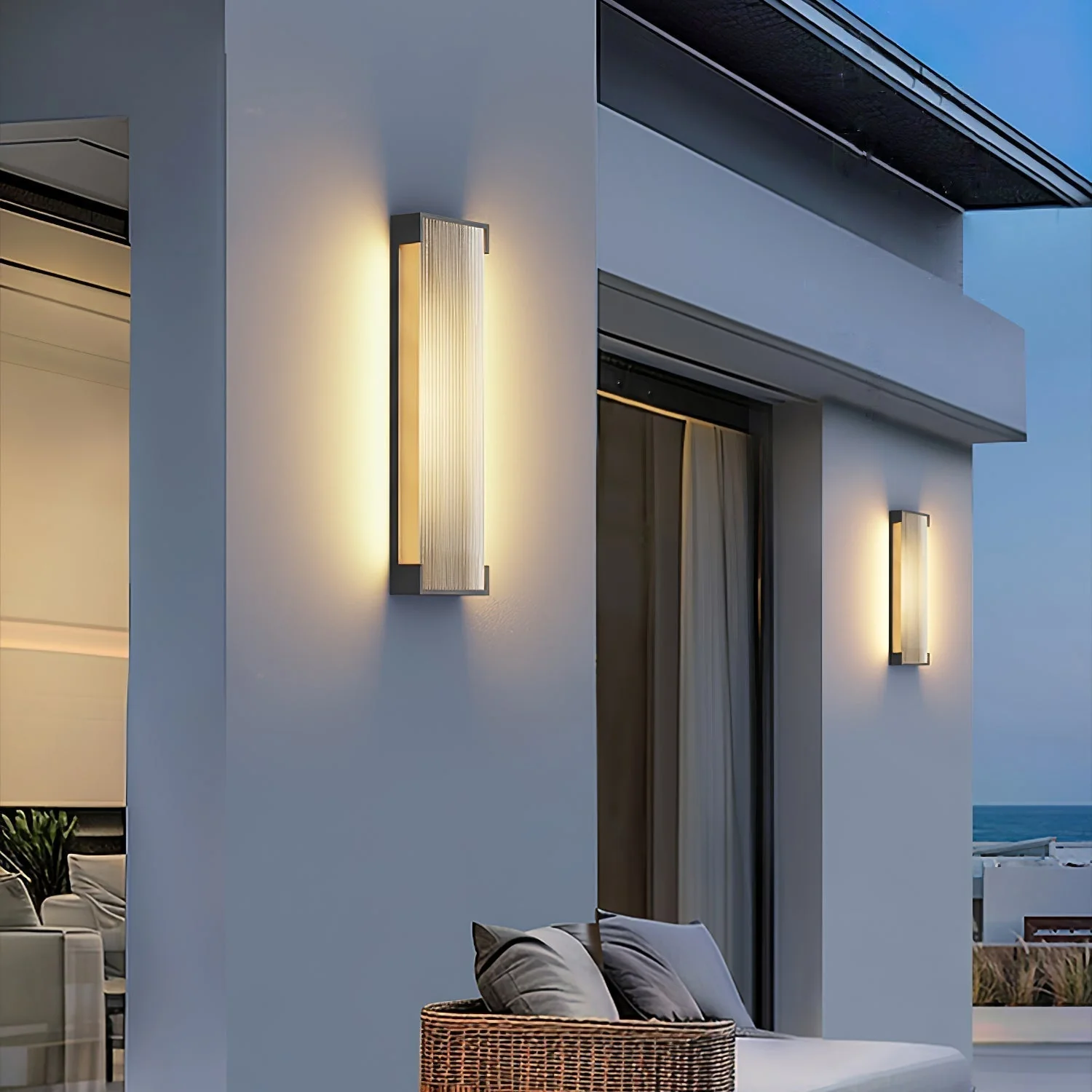 Elraearis Unique Rectangular Outdoor Wall Light - Image 38