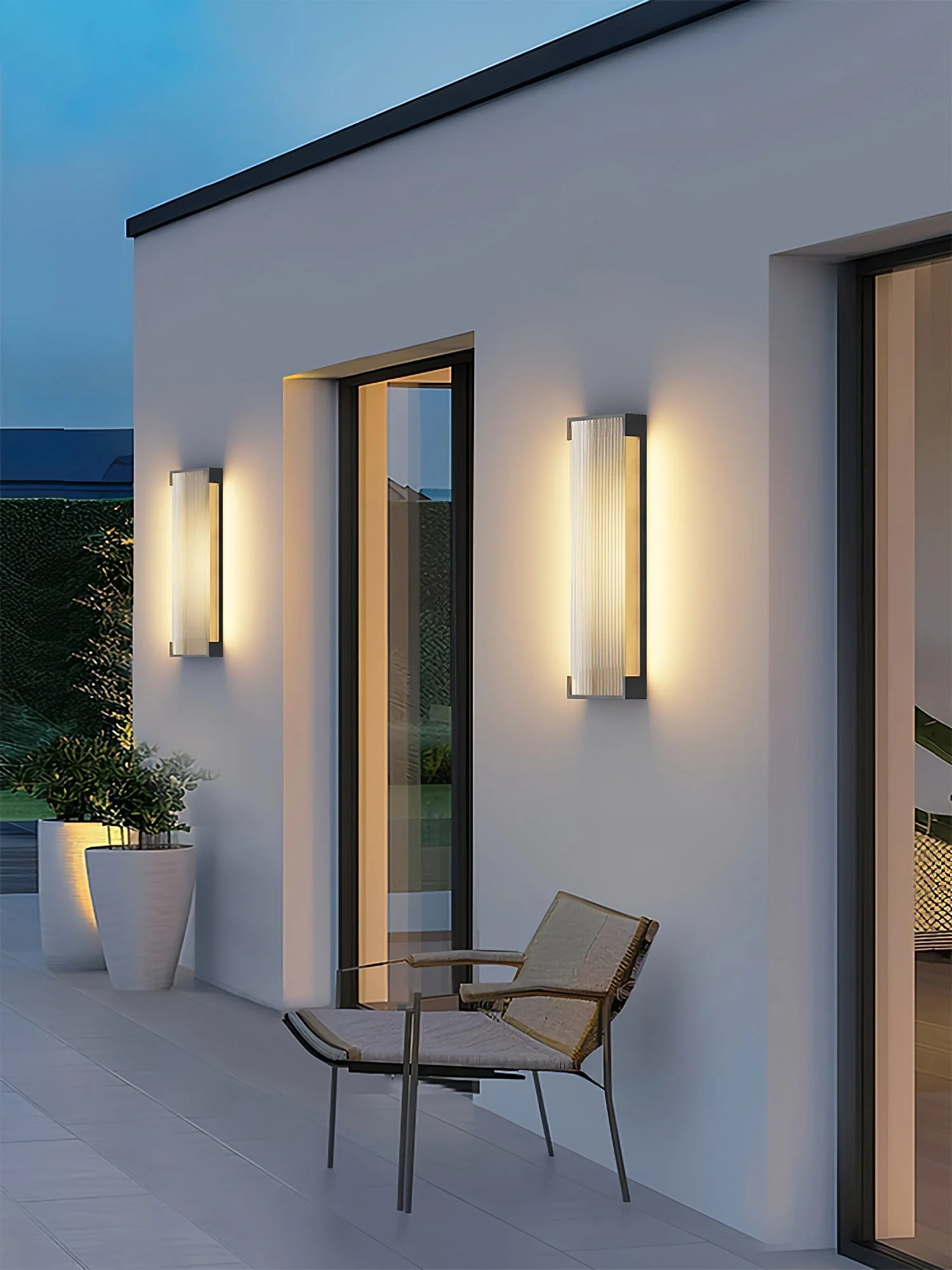 Elraearis Unique Rectangular Outdoor Wall Light - Image 39