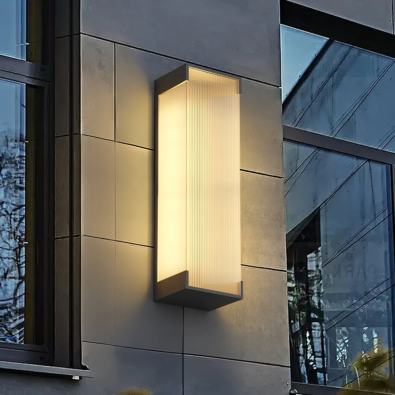 Elraearis Unique Rectangular Outdoor Wall Light - Image 5