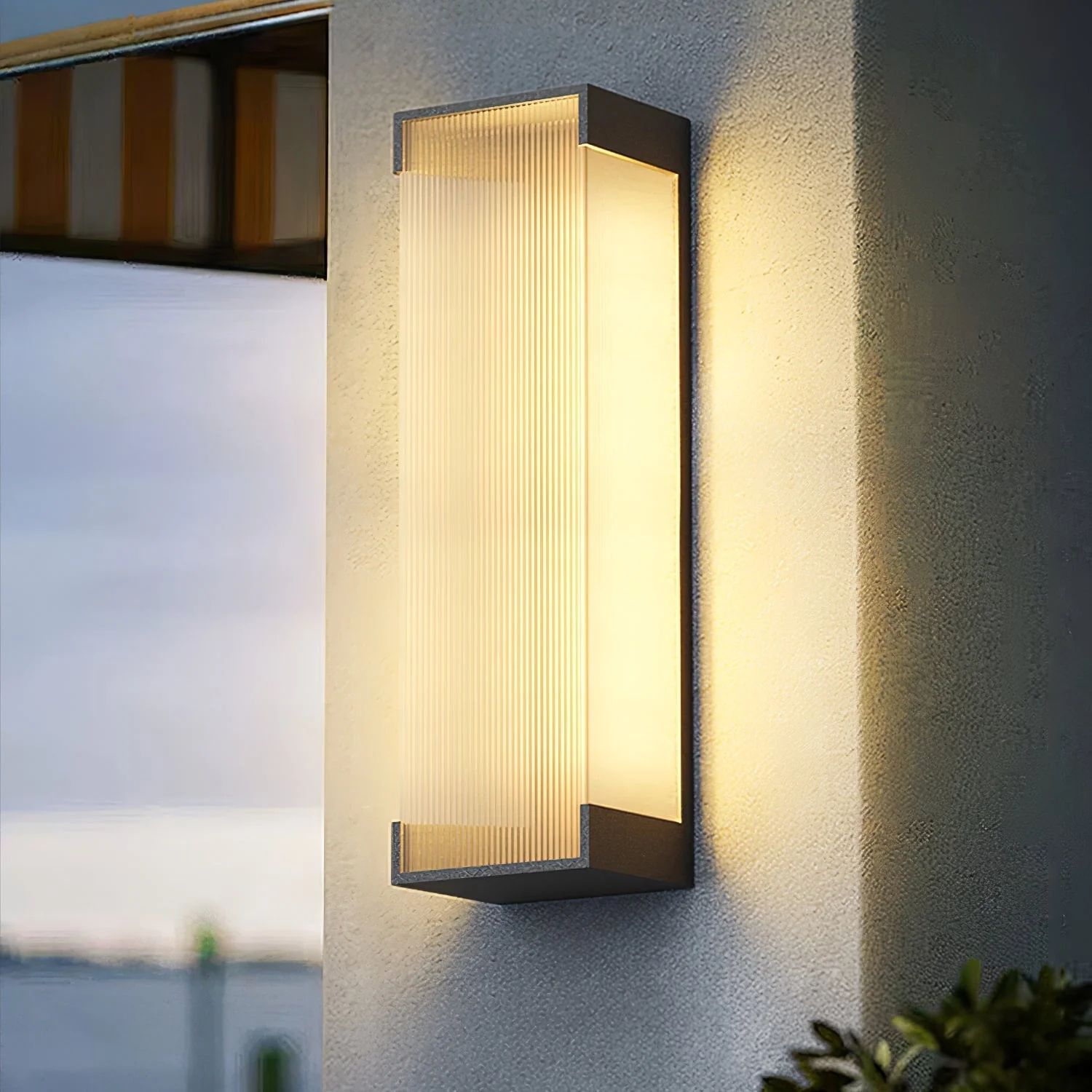 Elraearis Unique Rectangular Outdoor Wall Light - Image 7