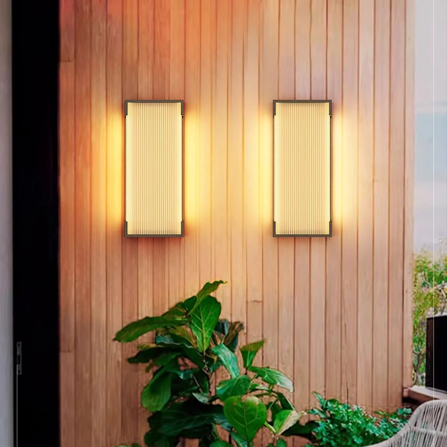 Elraearis Unique Rectangular Outdoor Wall Light - Image 9
