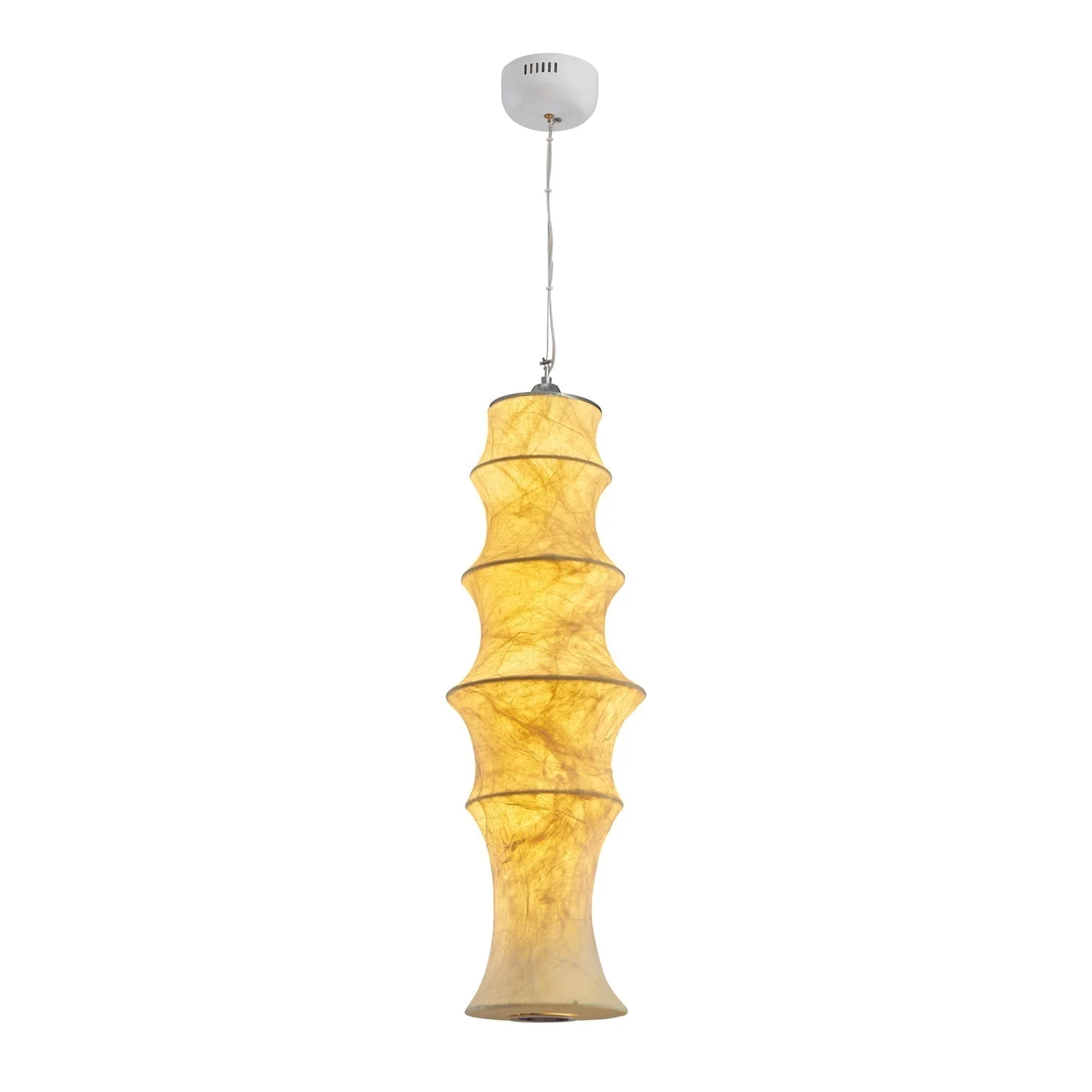Elraeor Layered Mulberry Silk Pendant Light - Image 11