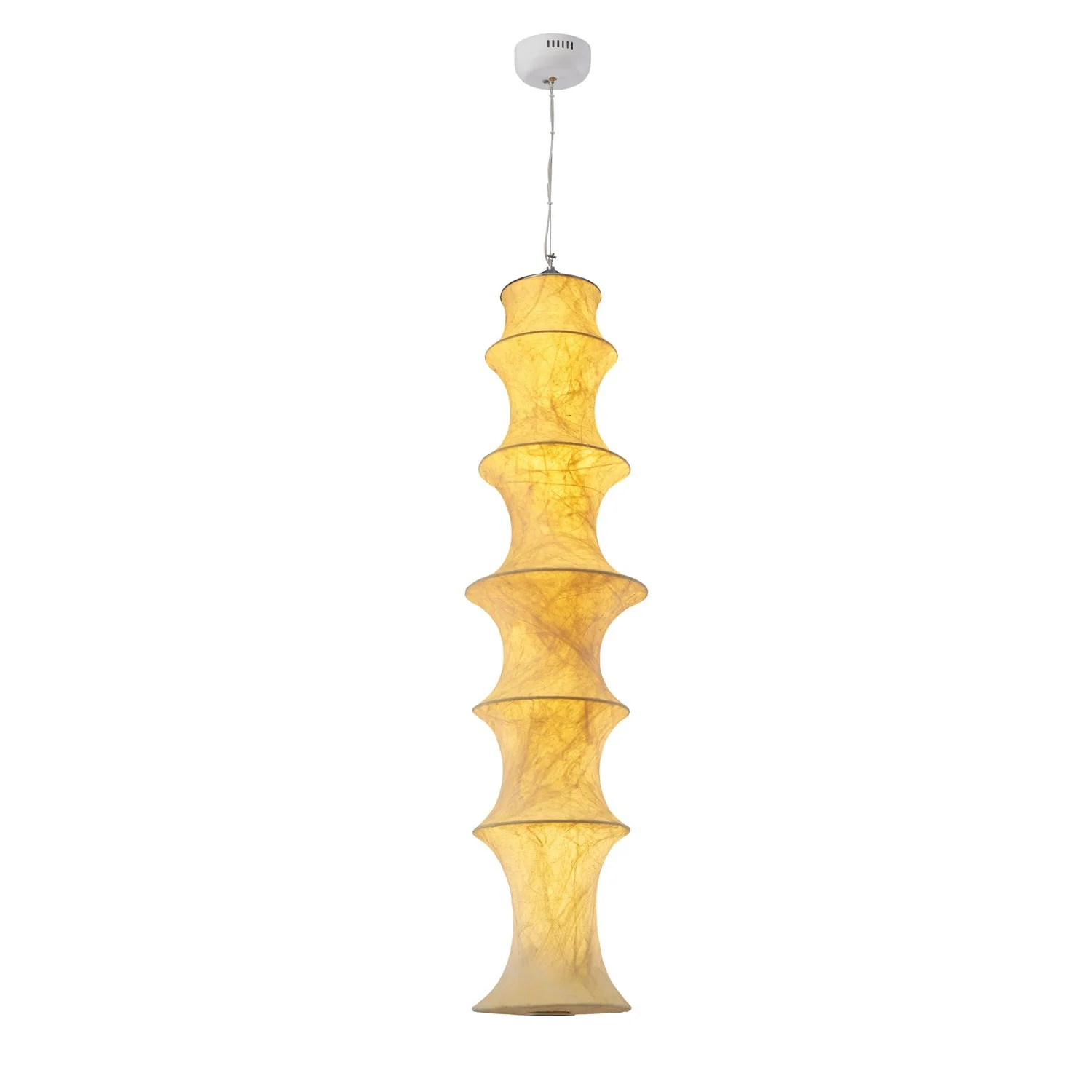 Elraeor Layered Mulberry Silk Pendant Light - Image 17