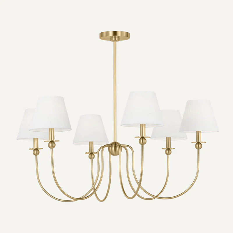 Elsay Contemporary Brass Chandelier - Image 11