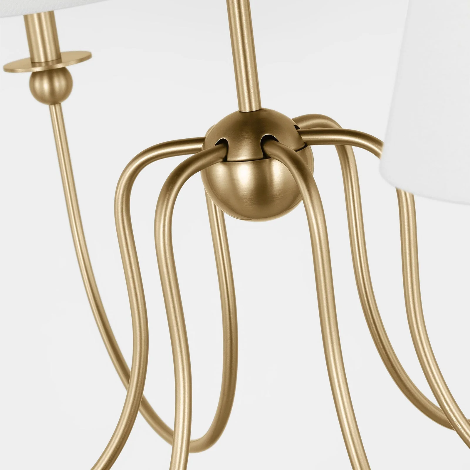 Elsay Contemporary Brass Chandelier - Image 3